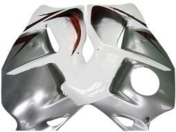 Carénages Amotopart 1999-2007 Suzuki GSX1300 Hayabusa Blanc & Argent Hayabusa Generic