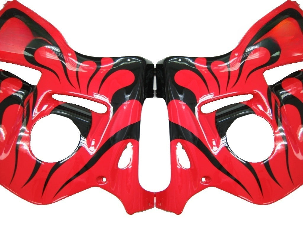 Carénages Amotopart 1999-2007 Suzuki GSX1300 Hayabusa Red & Black Flame Generic