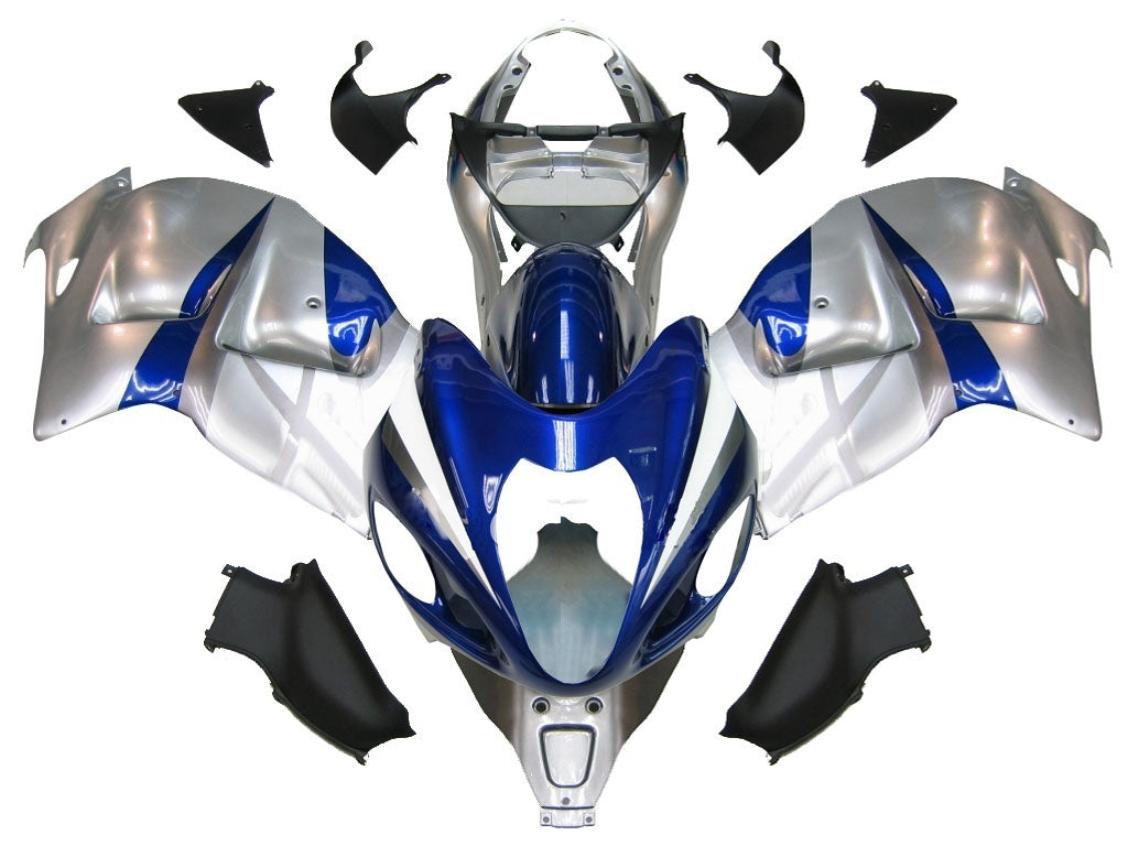 Carene Amotopart 1999-2007 Suzuki GSX1300 Hayabusa Argento e Blu Hayabusa Generico