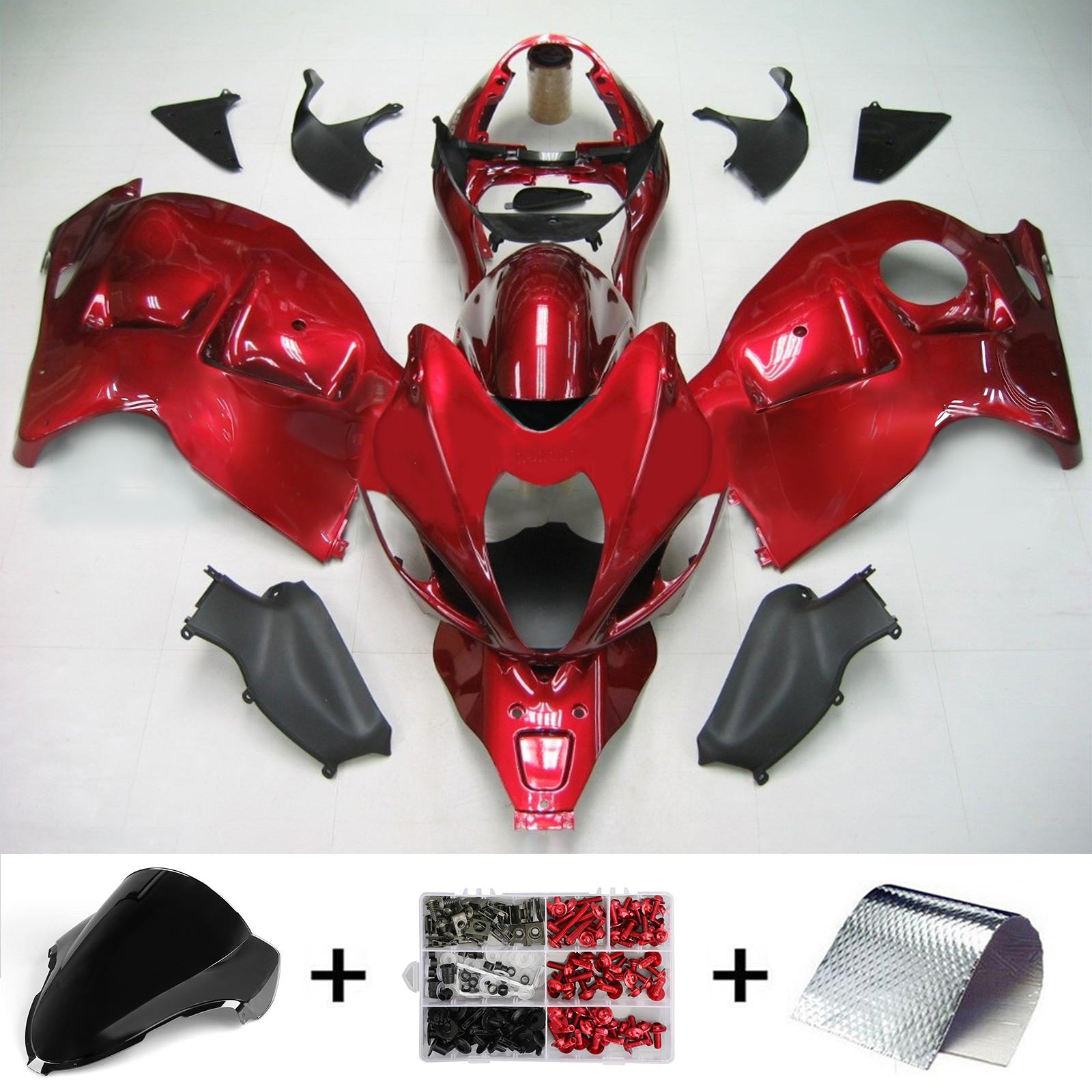 Amotopart Suzuki Hayabusa GSXR1300 1999-2007 ABS kunststof carrosseriekuipset