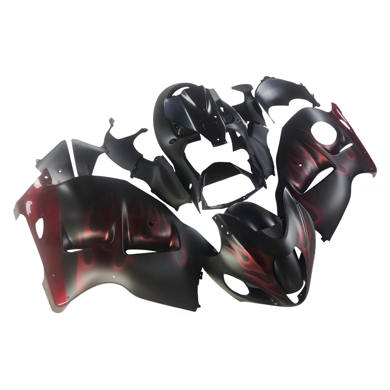 Amotopart Suzuki Hayabusa GSX1300R 1999-2007 Kit carena carrozzeria in plastica ABS