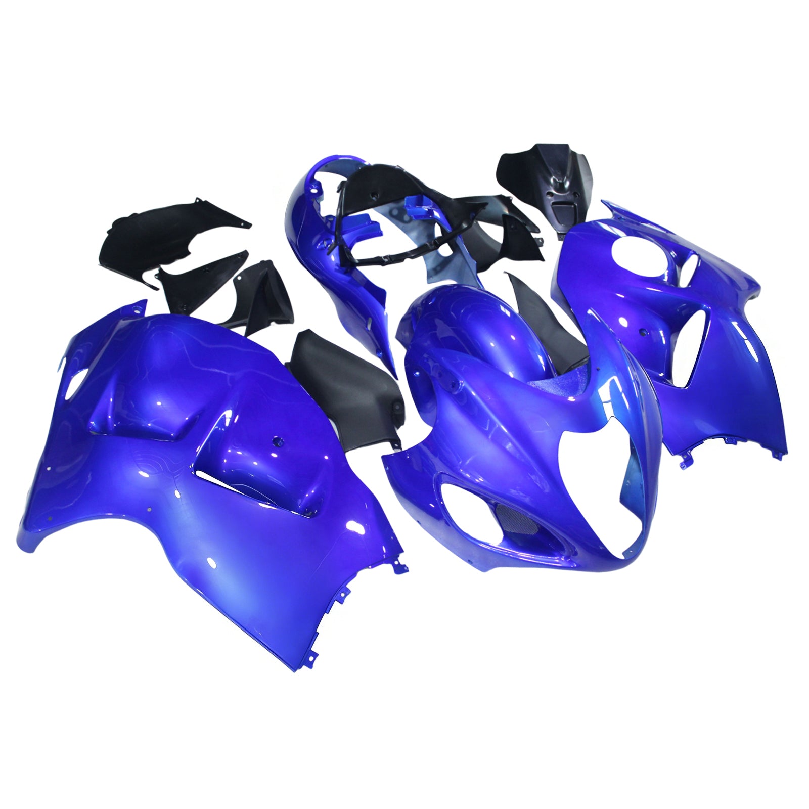 Amotopart Suzuki Hayabusa GSX1300R 1999-2007 Kit de carénage carrosserie plastique ABS