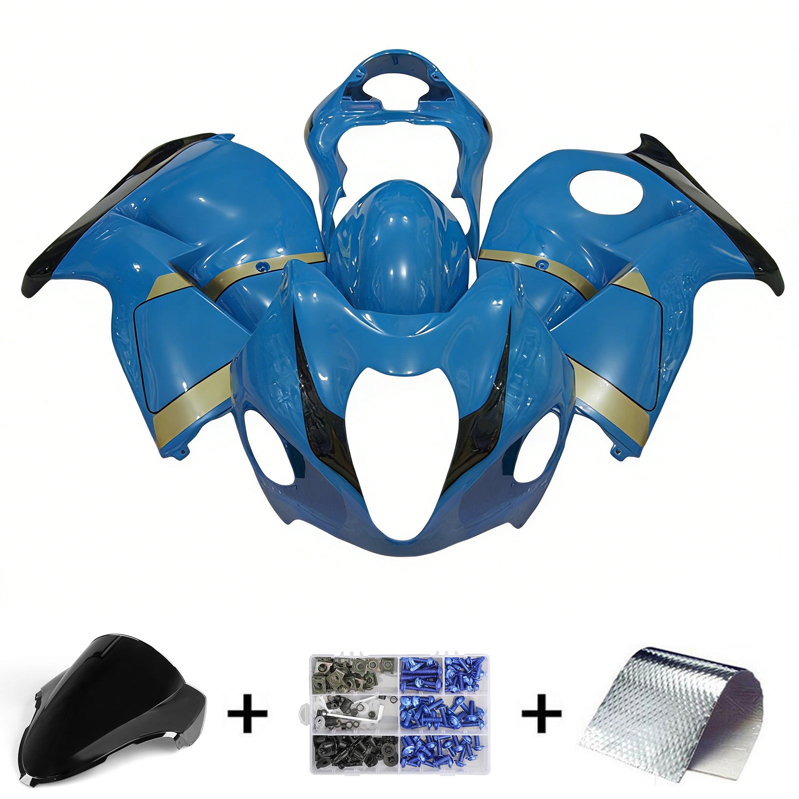 1999-2007 Suzuki Hayabusa GSX1300R ABS muovinen korin ruiskutussuojasarja