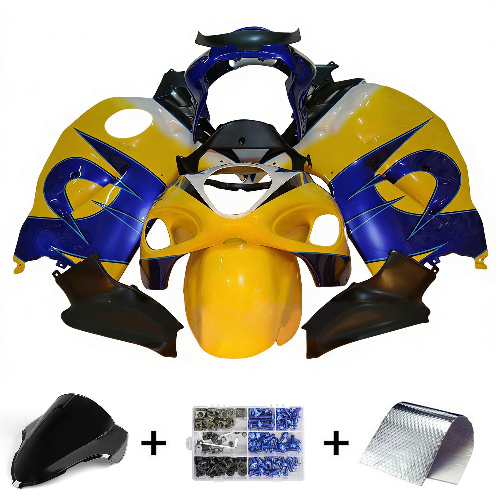 1999-2007 Suzuki Hayabusa GSX1300R Kit de carénage d'injection carrosserie plastique ABS