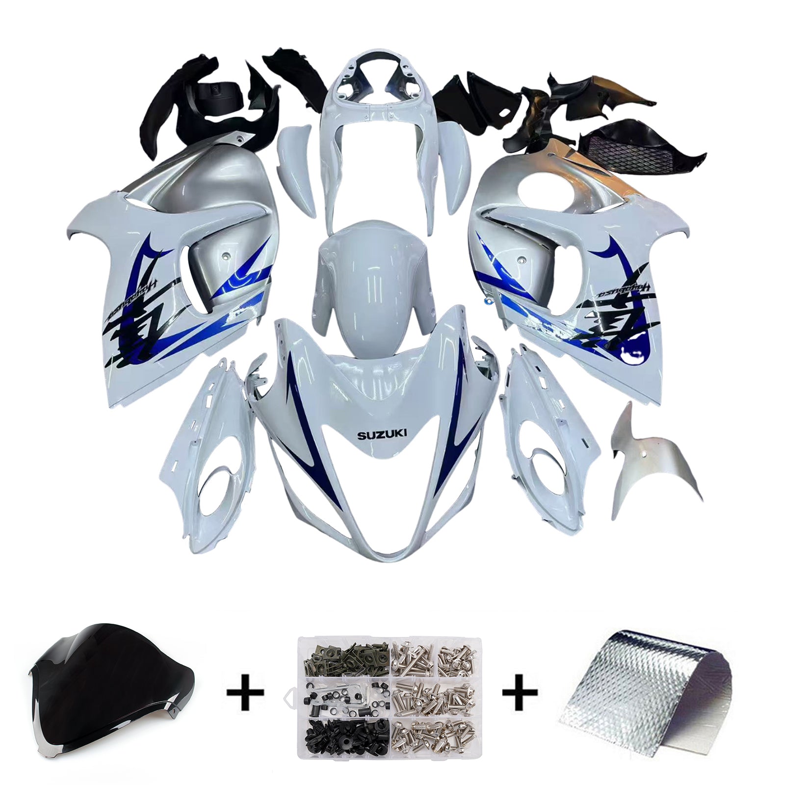 2008-2020 Suzuki Hayabusa GSX1300R ABS muovinen korin ruiskutussuojasarja