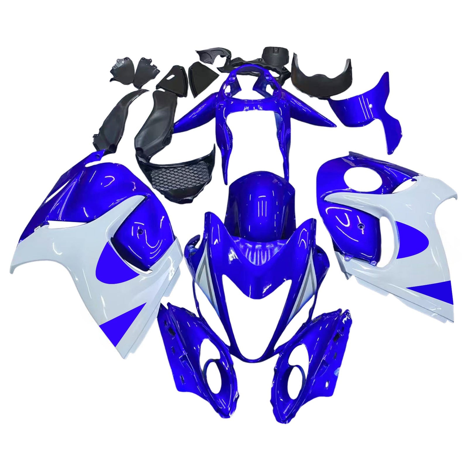 Amotopart Suzuki Hayabusa GSX1300R 2008-2020 ABS muovinen korin suojasarja