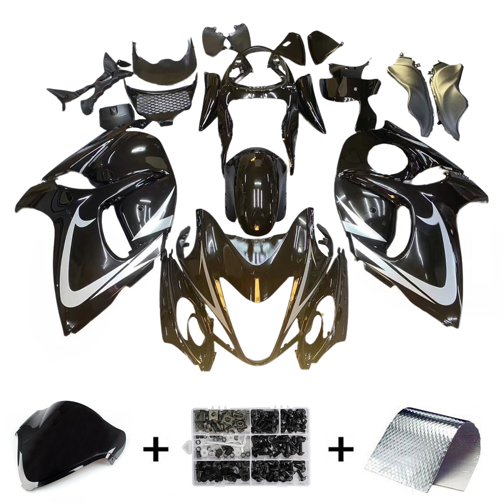 2008-2020 SUZUKI HAYABUSA GSX1300R ZESTAW WTRYSKI CIAŁA