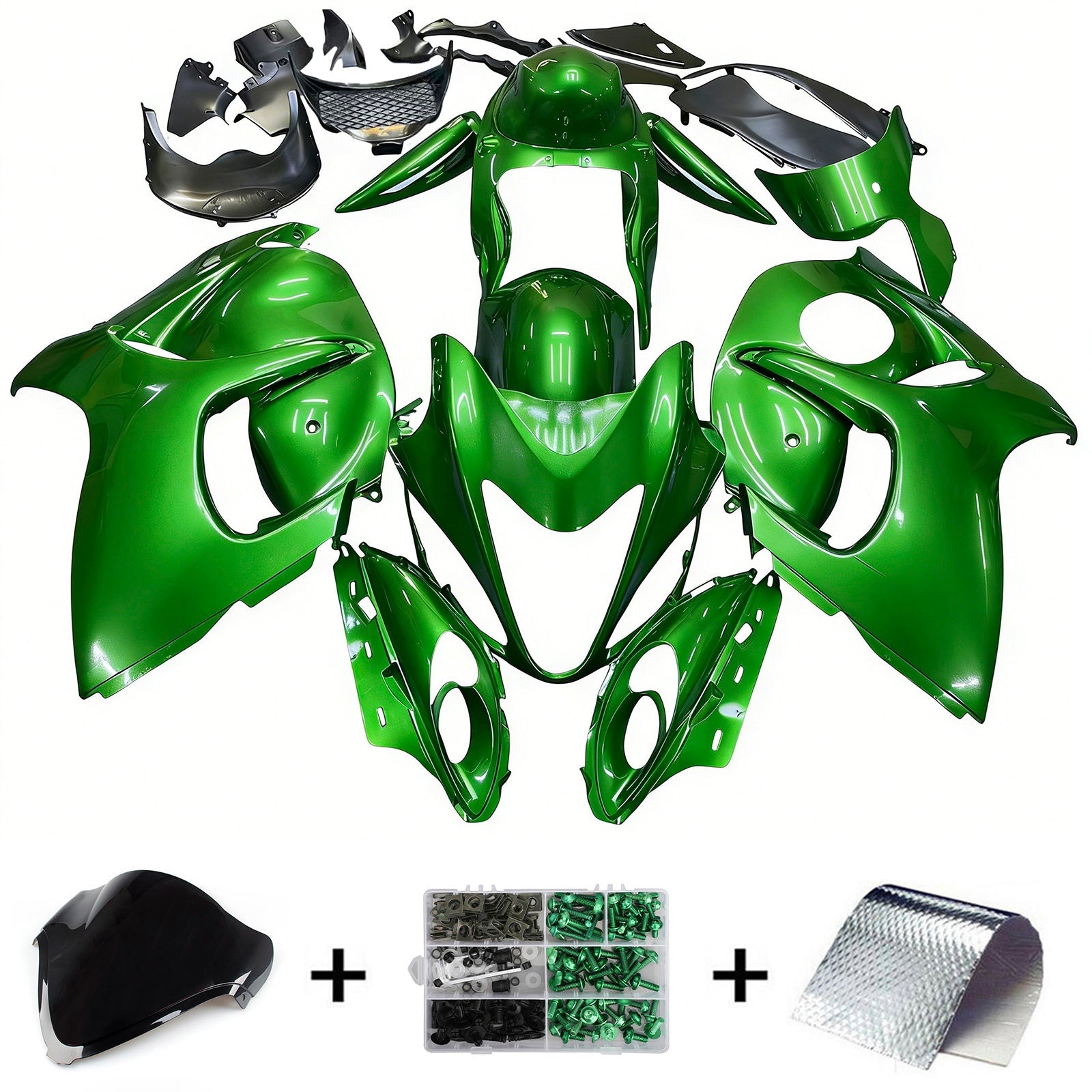 Kit de carénage d'injection Suzuki Hayabusa GSX1300R 2008-2020, carrosserie en plastique ABS
