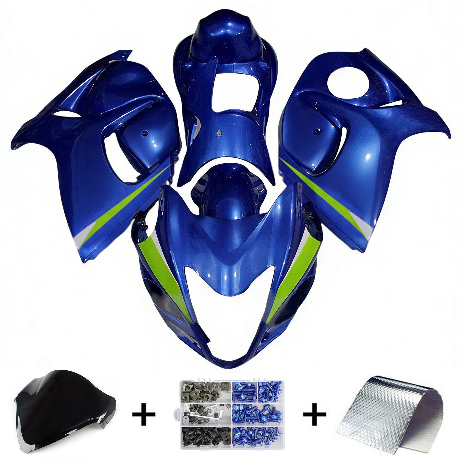 2008-2020 Suzuki Hayabusa GSX1300r Kit de camerage d'injection de carrosserie en plastique