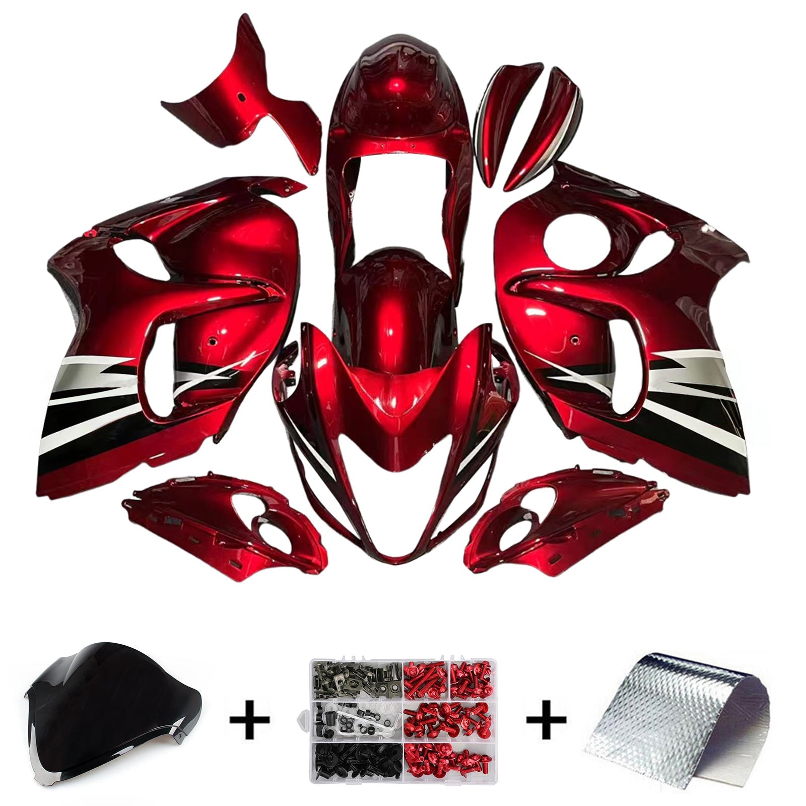Ruiskutussuojasarja Suzuki Hayabusa GSX1300R 2008-2020 ABS muovinen kori