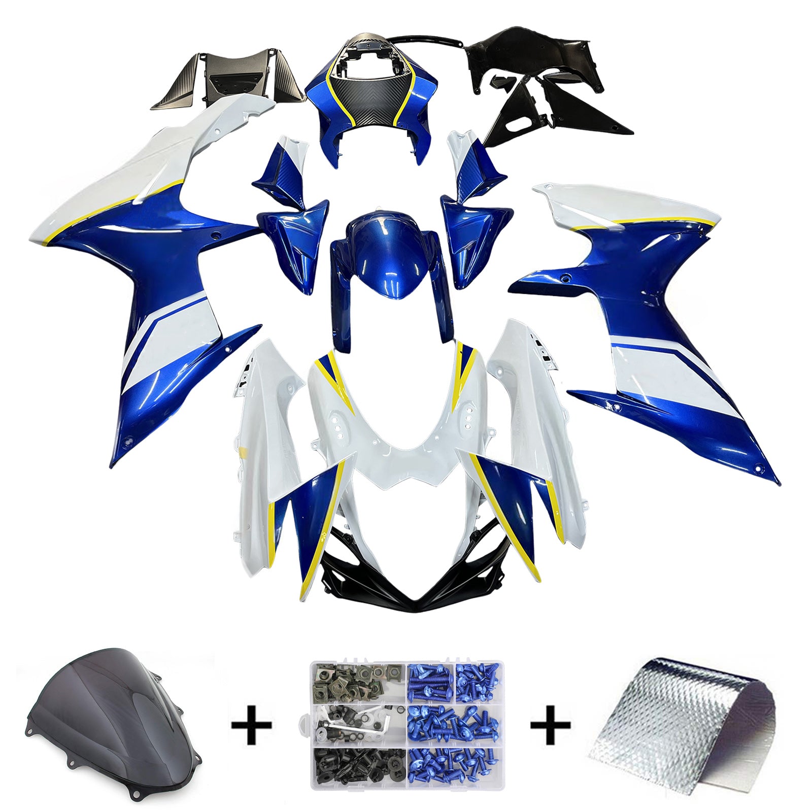 FAX Komplet za brizganje karoserije iz ABS plastike za Suzuki GSXR 600/750 2011-2025 K11