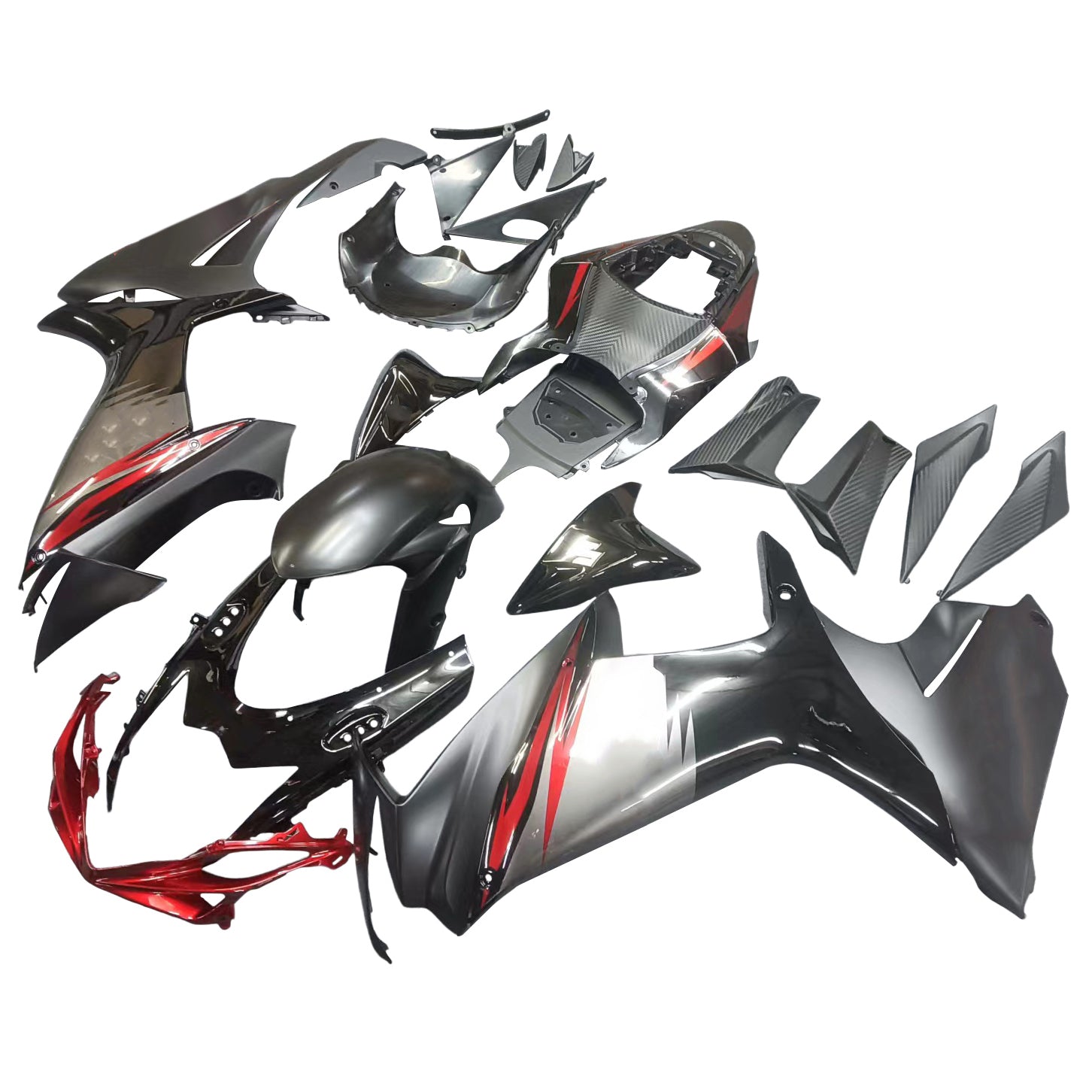 FAX ABS muovinen korin ruiskutussuojasarja Suzuki GSXR 600/750 2011-2025 K11