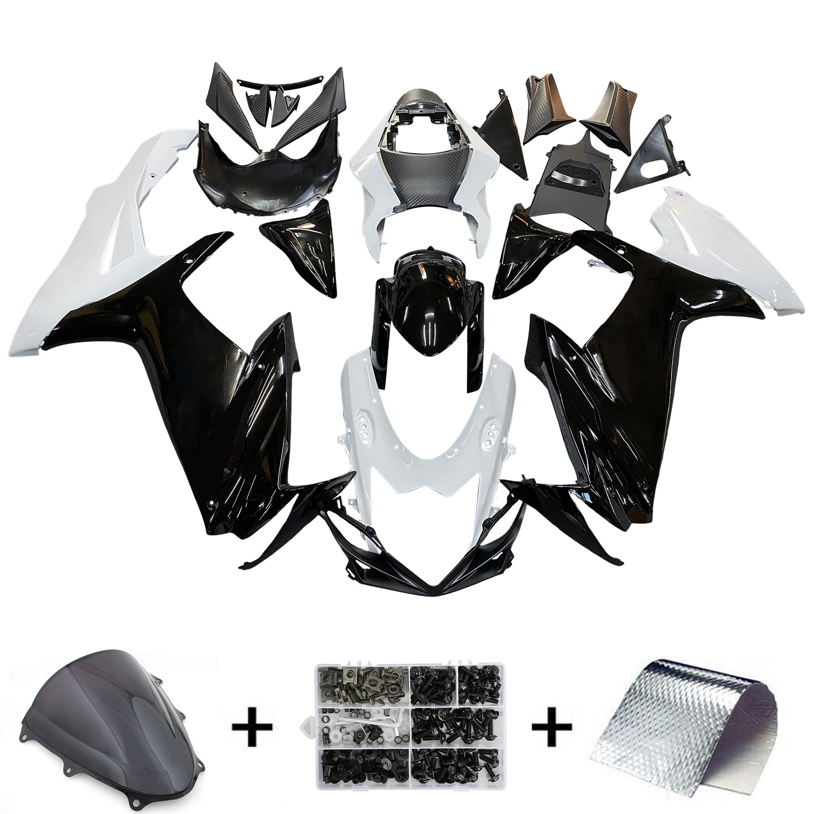 FAX ABS muovinen korin ruiskutussuojasarja Suzuki GSXR 600/750 2011-2025 K11