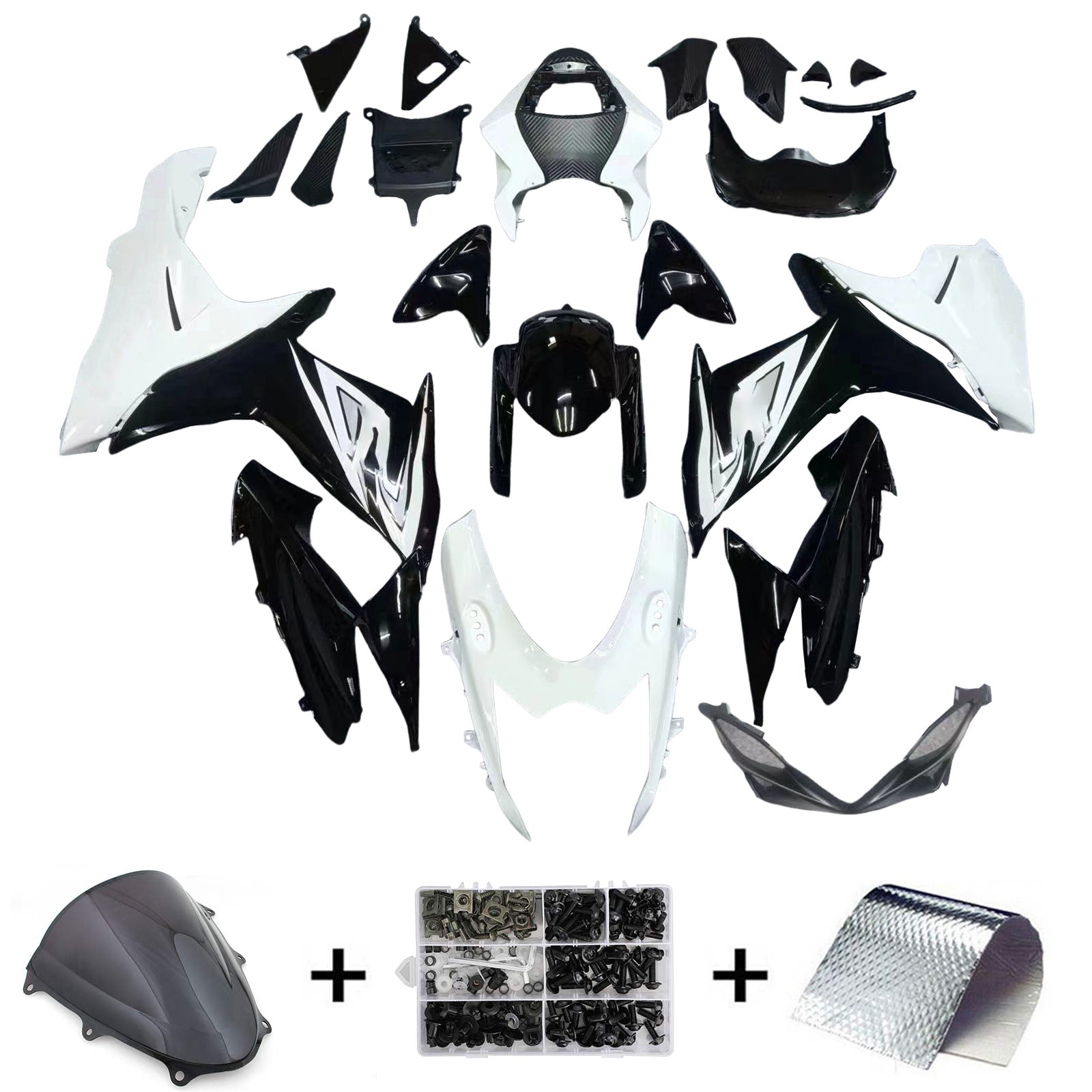Amotopart Suzuki GSXR 600/750 2011-2025 K11 Komplet oklepa karoserije ABS plastika