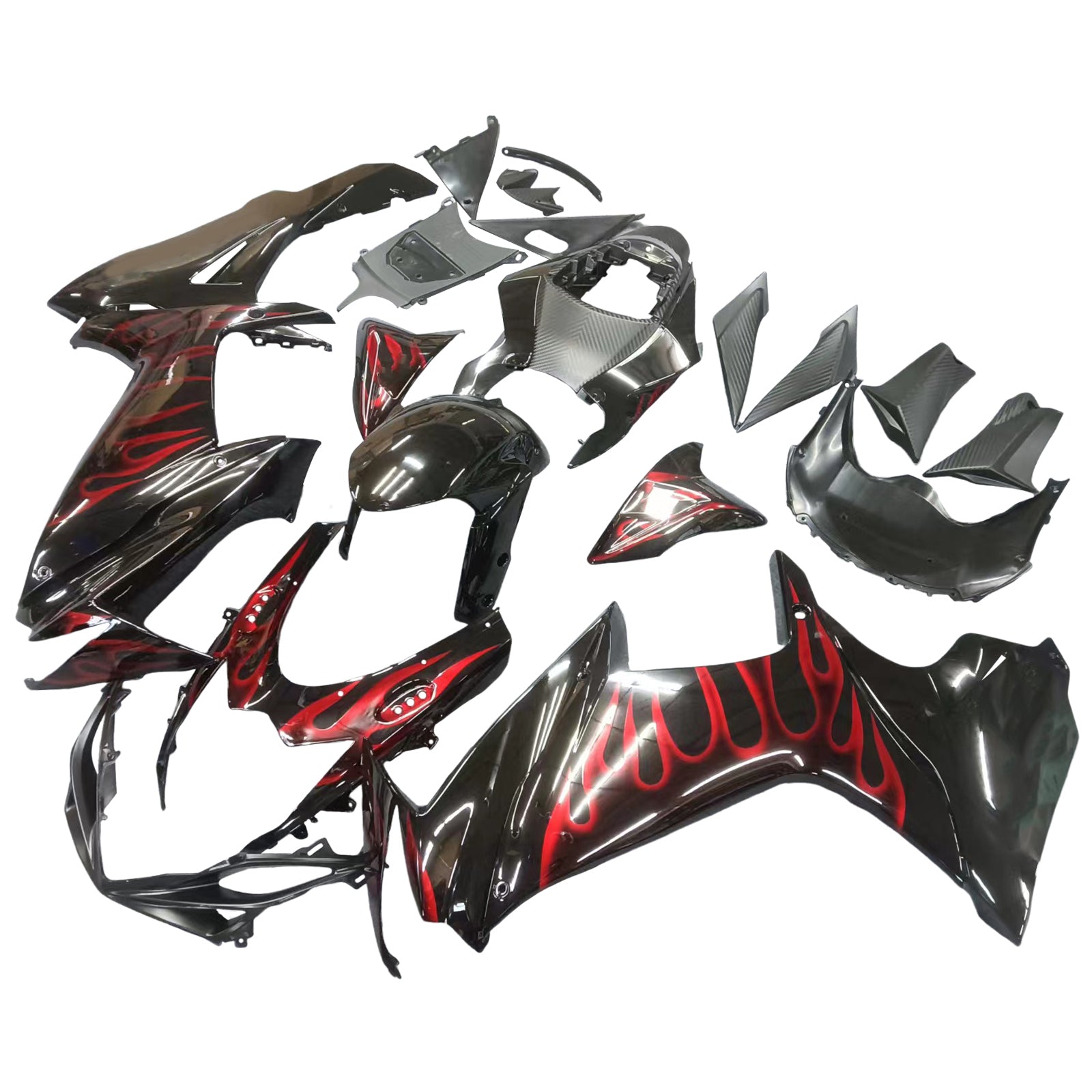 Amotopart Suzuki GSXR 600/750 2011-2025 K11 Carénage Kit Carrosserie Plastique ABS