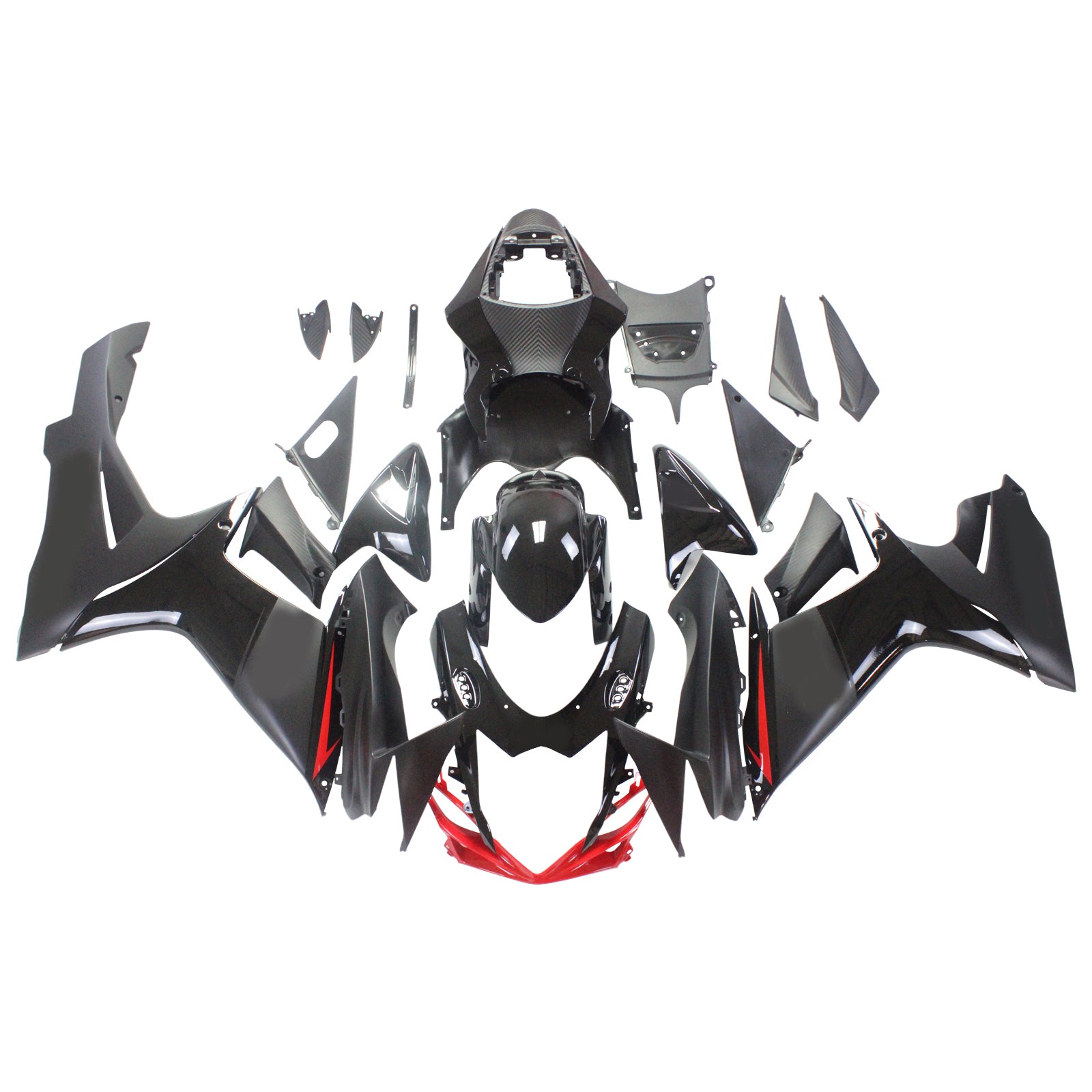 Amotopart Suzuki GSXR 600/750 2011-2025 K11 Carénage Kit Carrosserie Plastique ABS