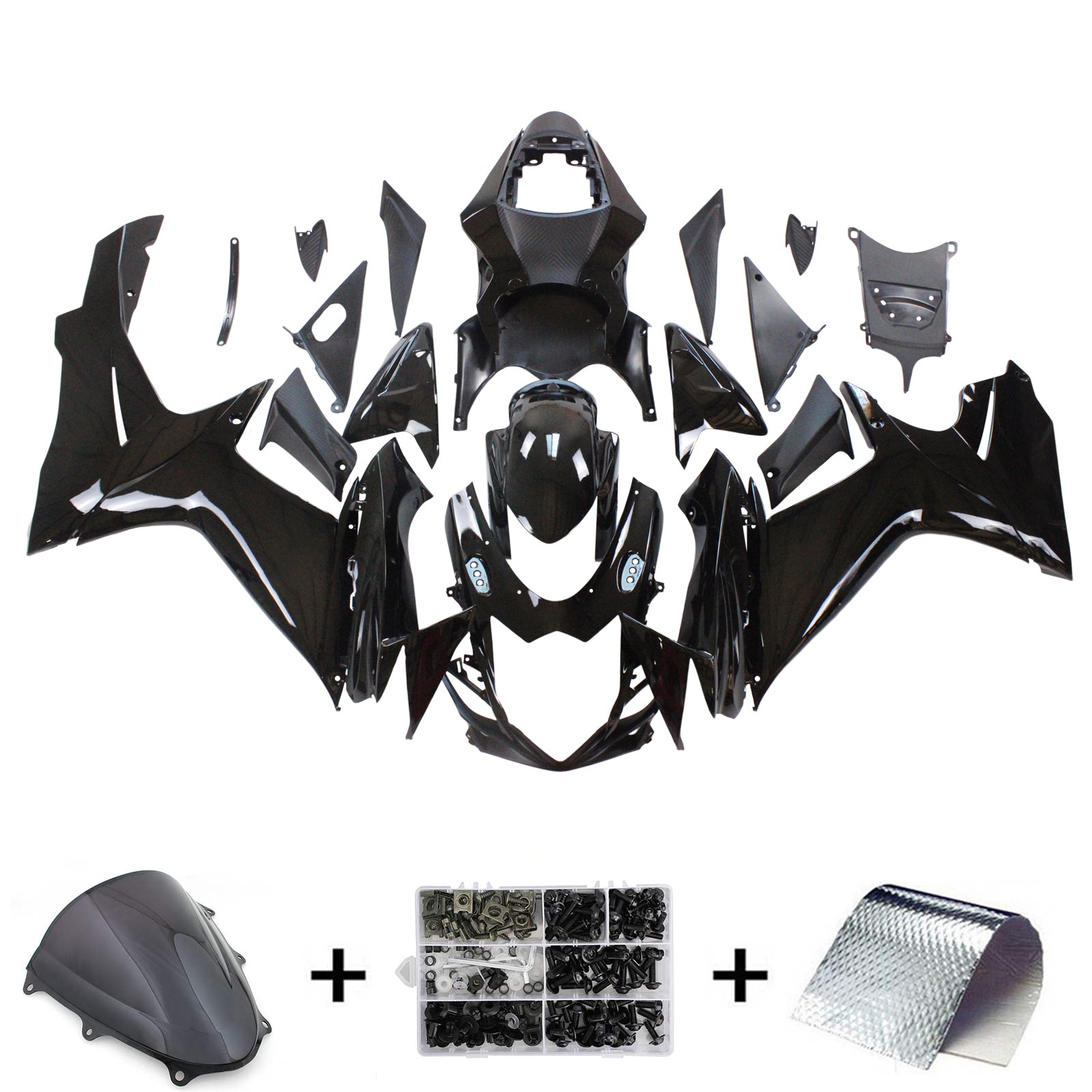 Amotopart Suzuki GSXR 600/750 2011-2025 K11 Carénage Kit Carrosserie Plastique ABS