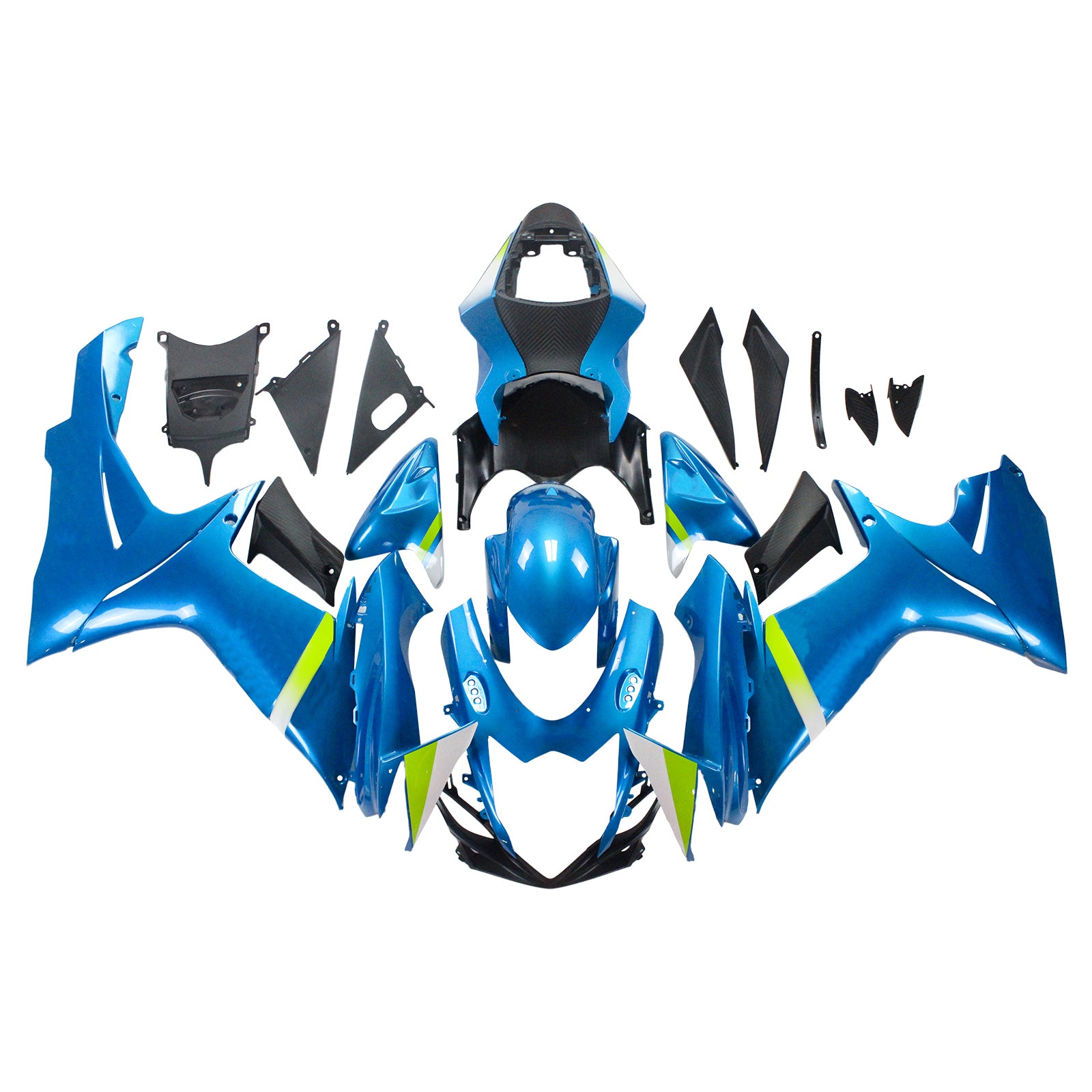 Amotopart Suzuki GSXR 600/750 2011-2025 K11 Kit carena carrozzeria Plastica ABS