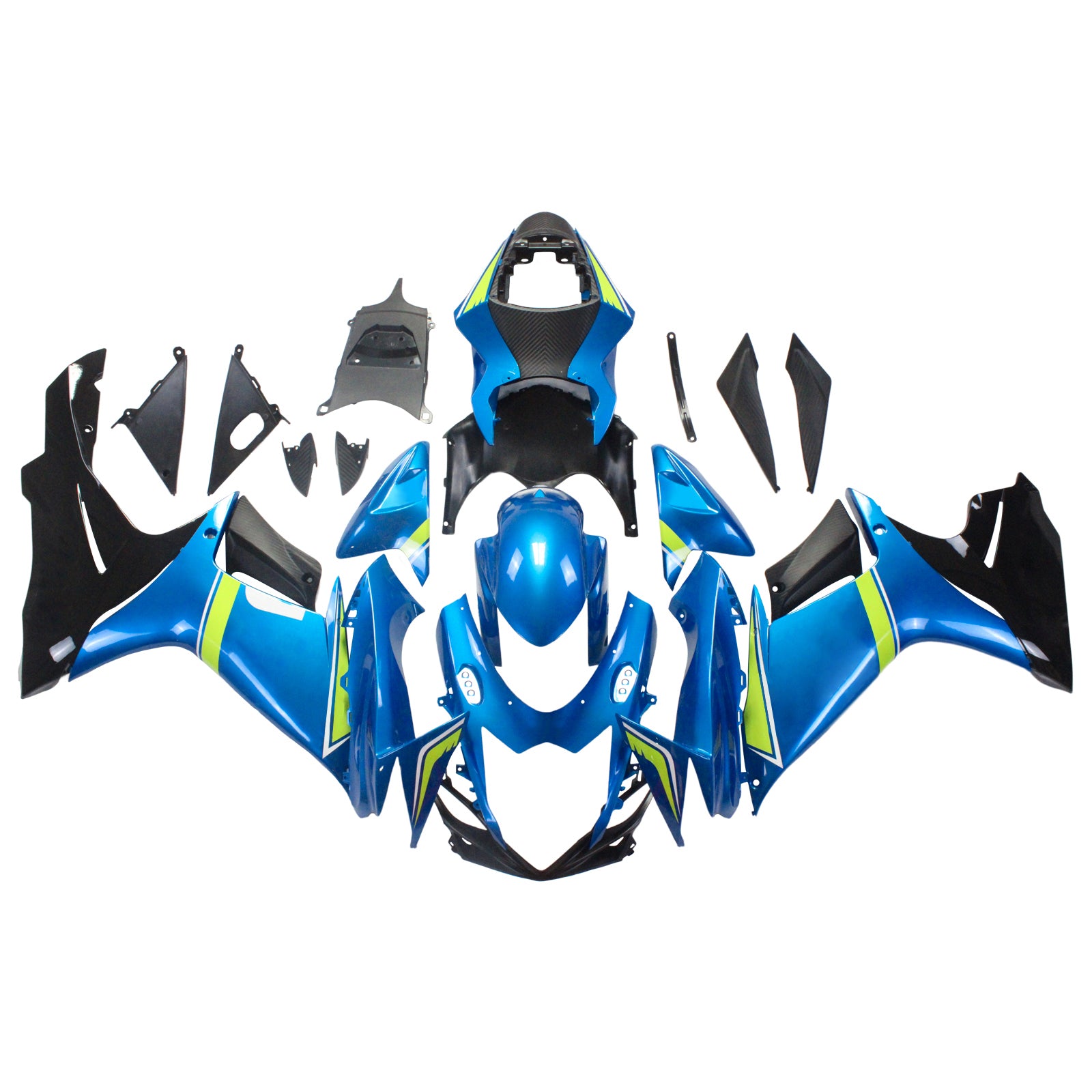 Amotopart Suzuki GSXR 600/750 2011-2025 K11 Kit de carrocería carenado plástico ABS