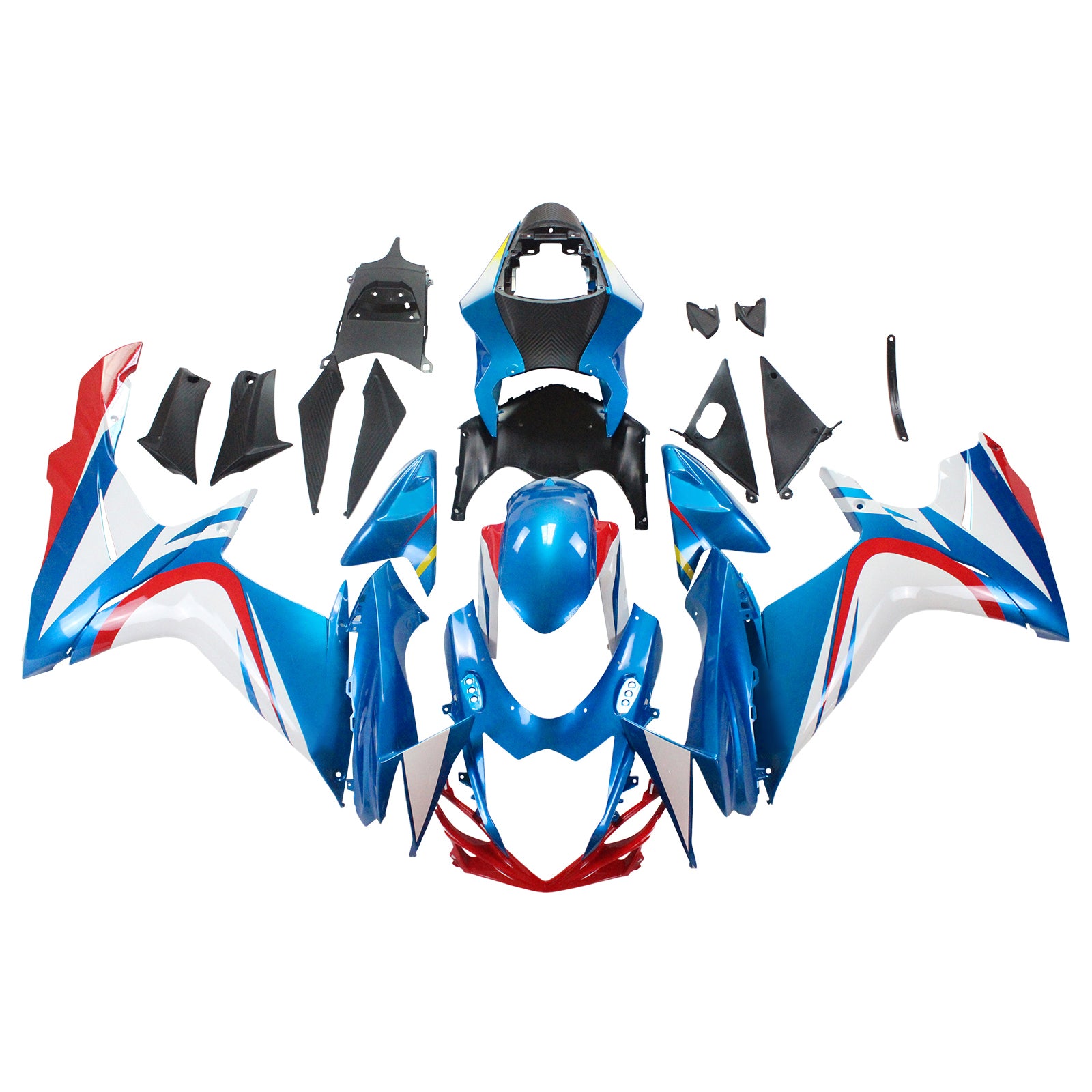 Amotopart Suzuki GSXR 600/750 2011-2025 Zestaw owiewek K11 Plastik ABS