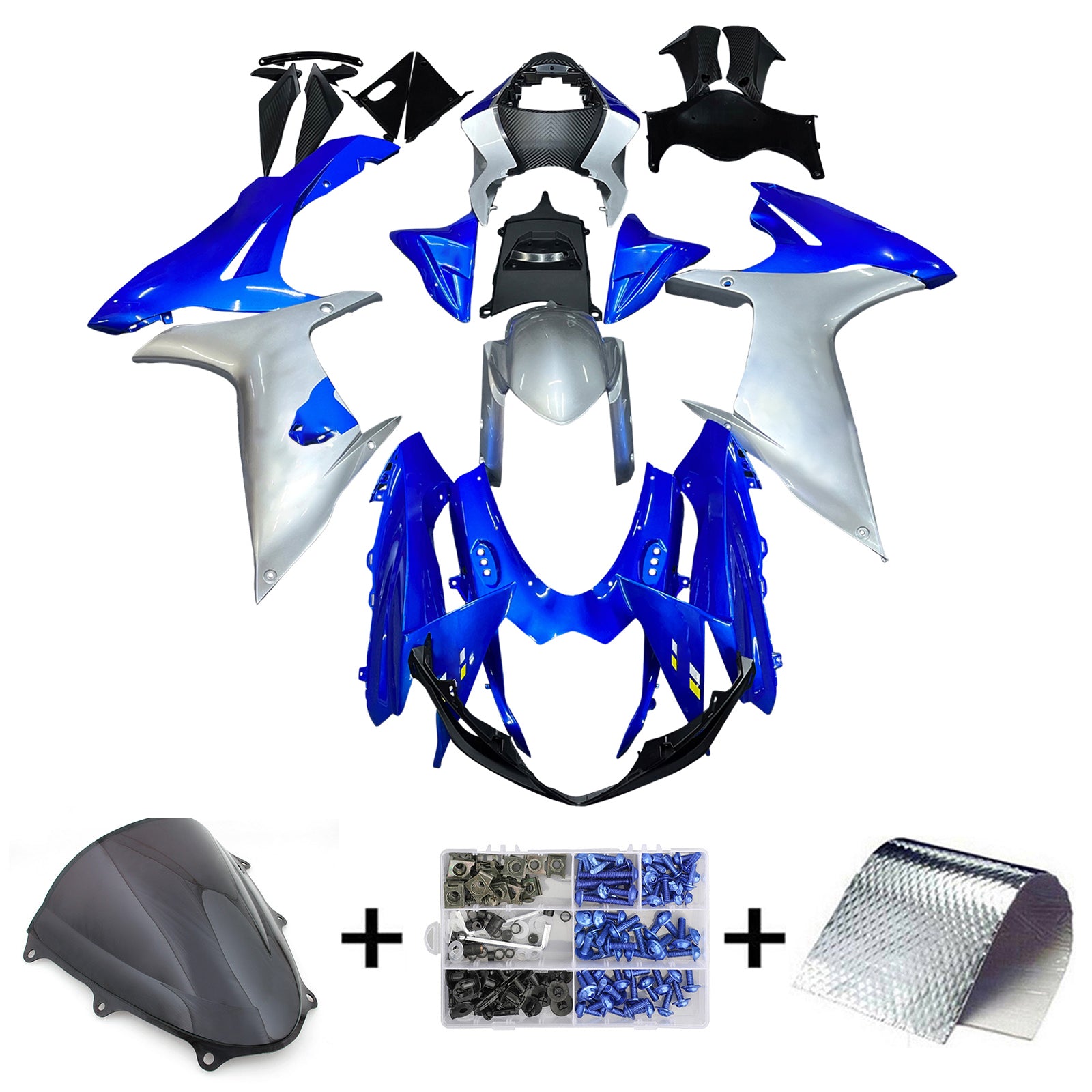 2011-2025 Suzuki GSXR 600/750 K11 ABS muovinen korin ruiskutussuojasarja