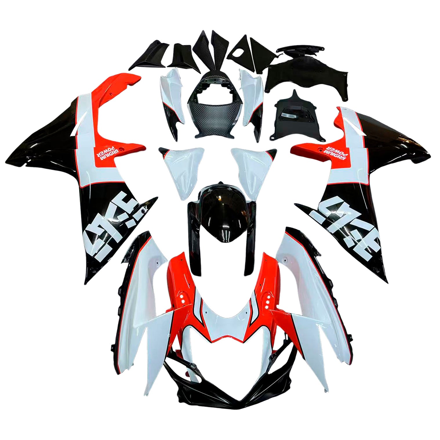 Amotopart Suzuki GSXR 600/750 2011-2025 K11 Kit carena carrozzeria in plastica ABS