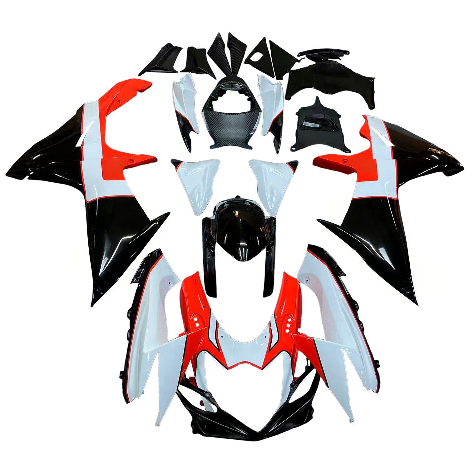 Amotopart Suzuki GSXR 600/750 2011-2025 K11 Kit carena carrozzeria in plastica ABS
