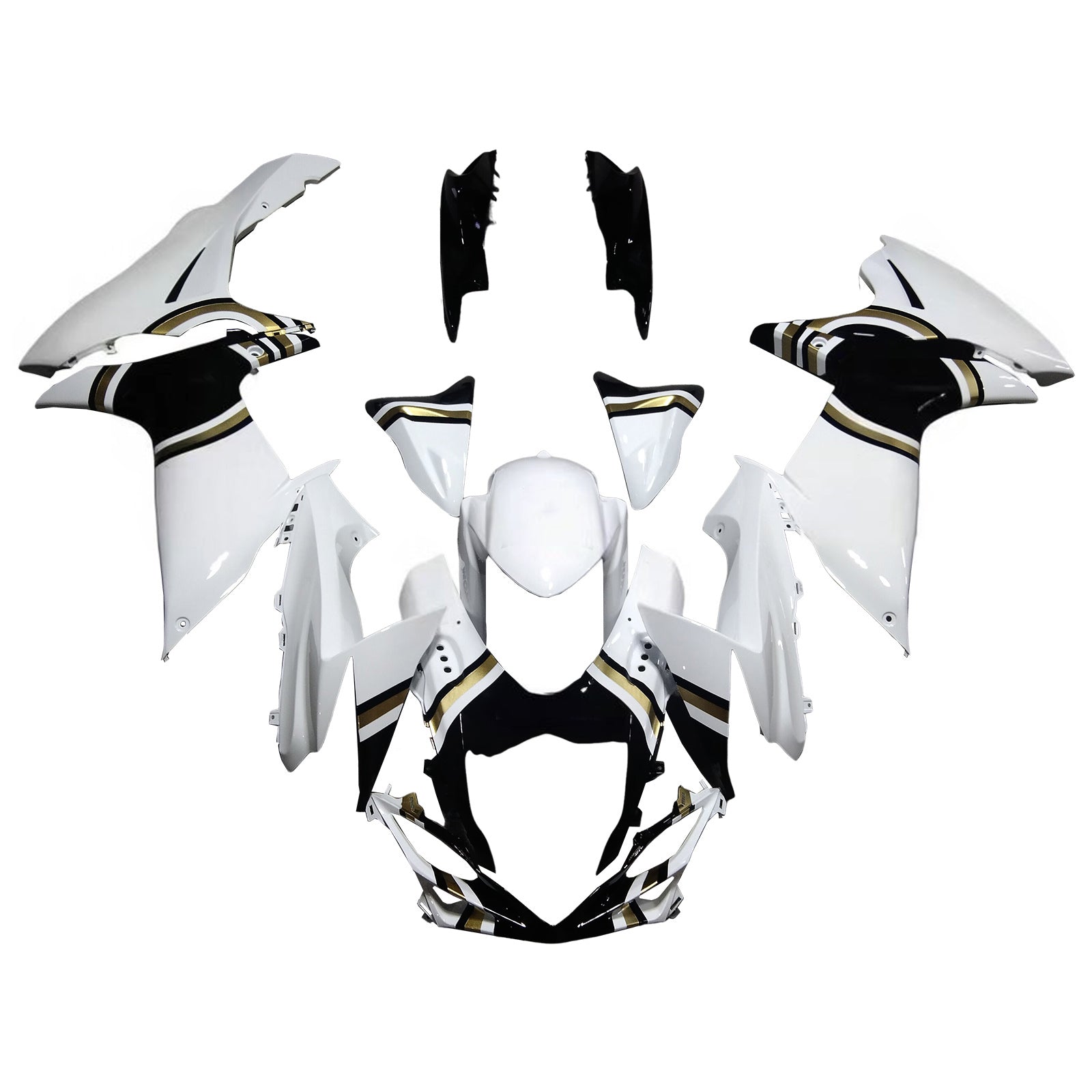 2011-2025 Suzuki GSXR 600/750 K11 Ruiskutussuojasarja Amotopart Korin muovi