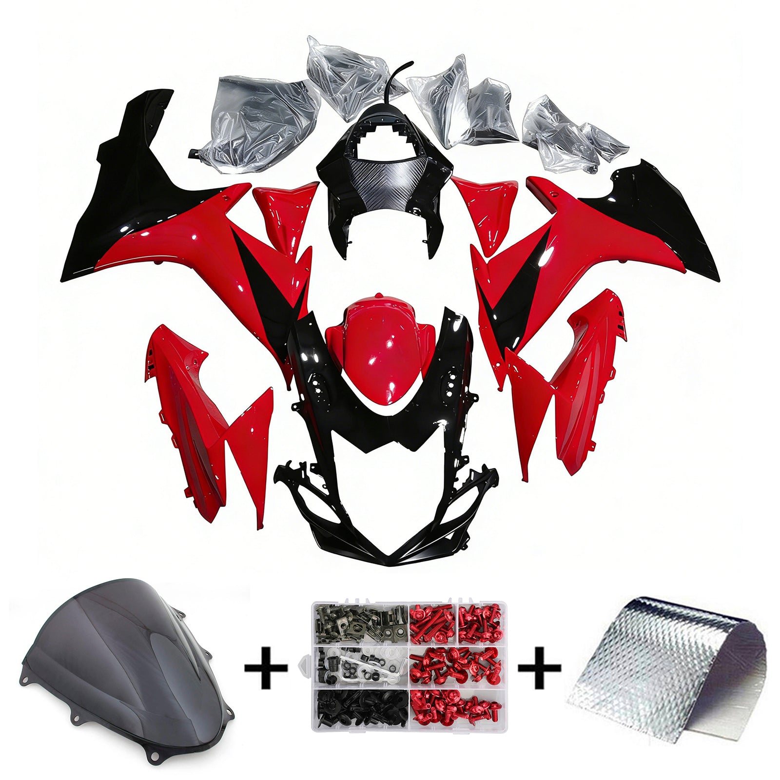 2011-2025 Suzuki GSXR 600/750 K11 Kit de carénage injection Amotopart Bodywork Plastic