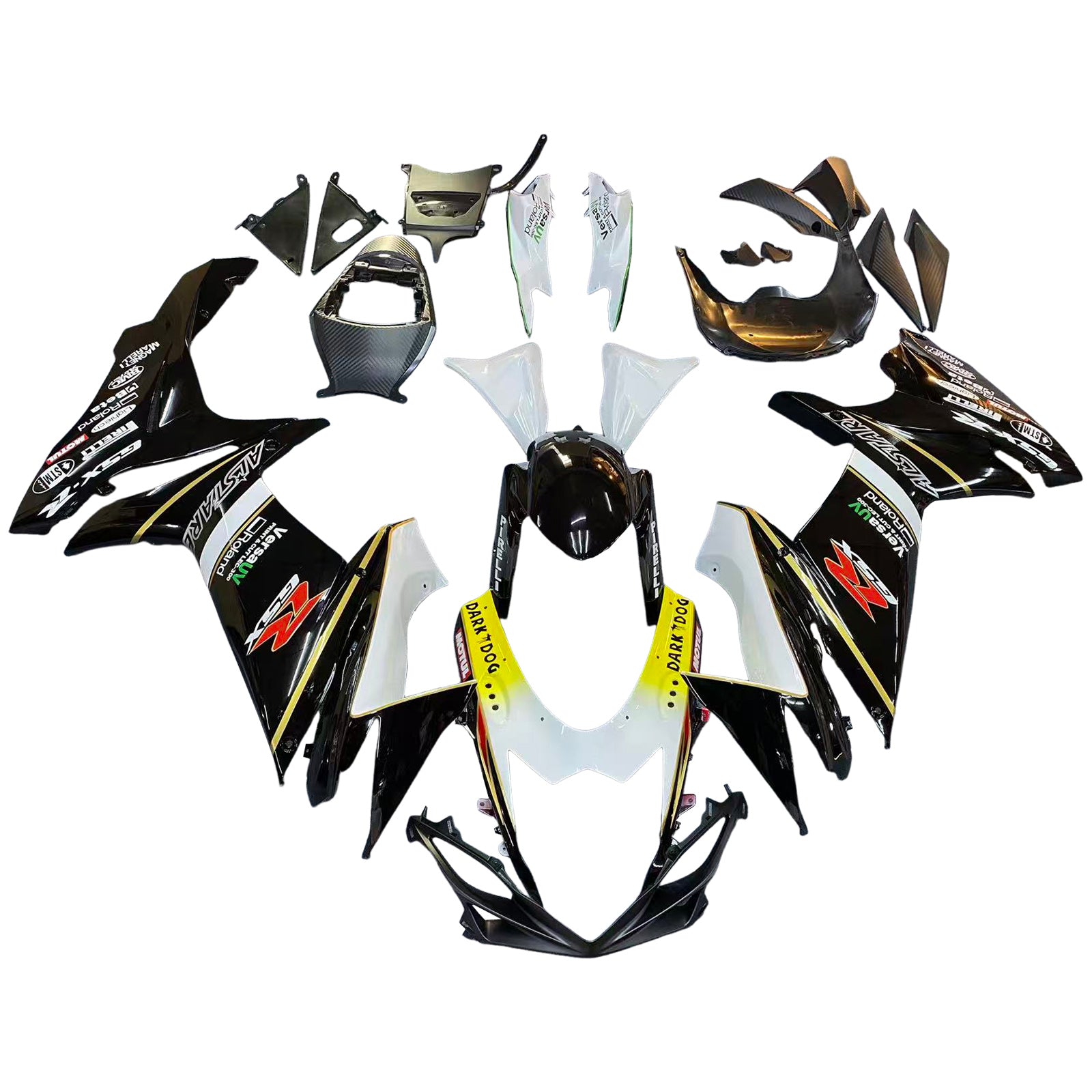 2011-2025 Suzuki GSXR 600/750 K11 Kit de carenado de inyección Amotopart Carrocería Plástico