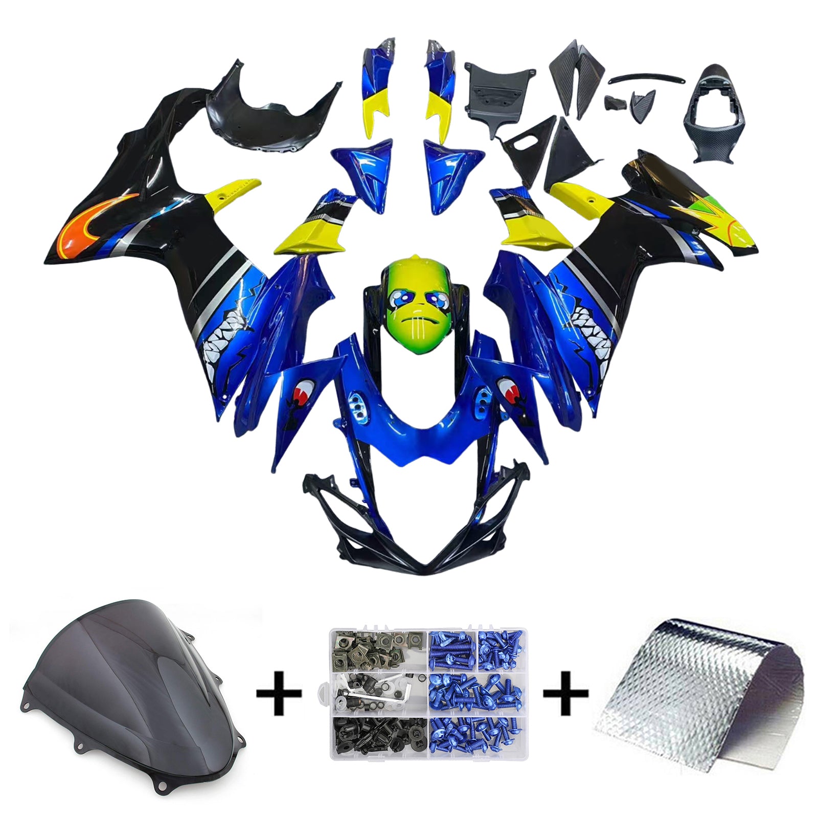 2011-2025 Suzuki GSXR 600/750 K11 Kit de carénage injection Amotopart Bodywork Plastic