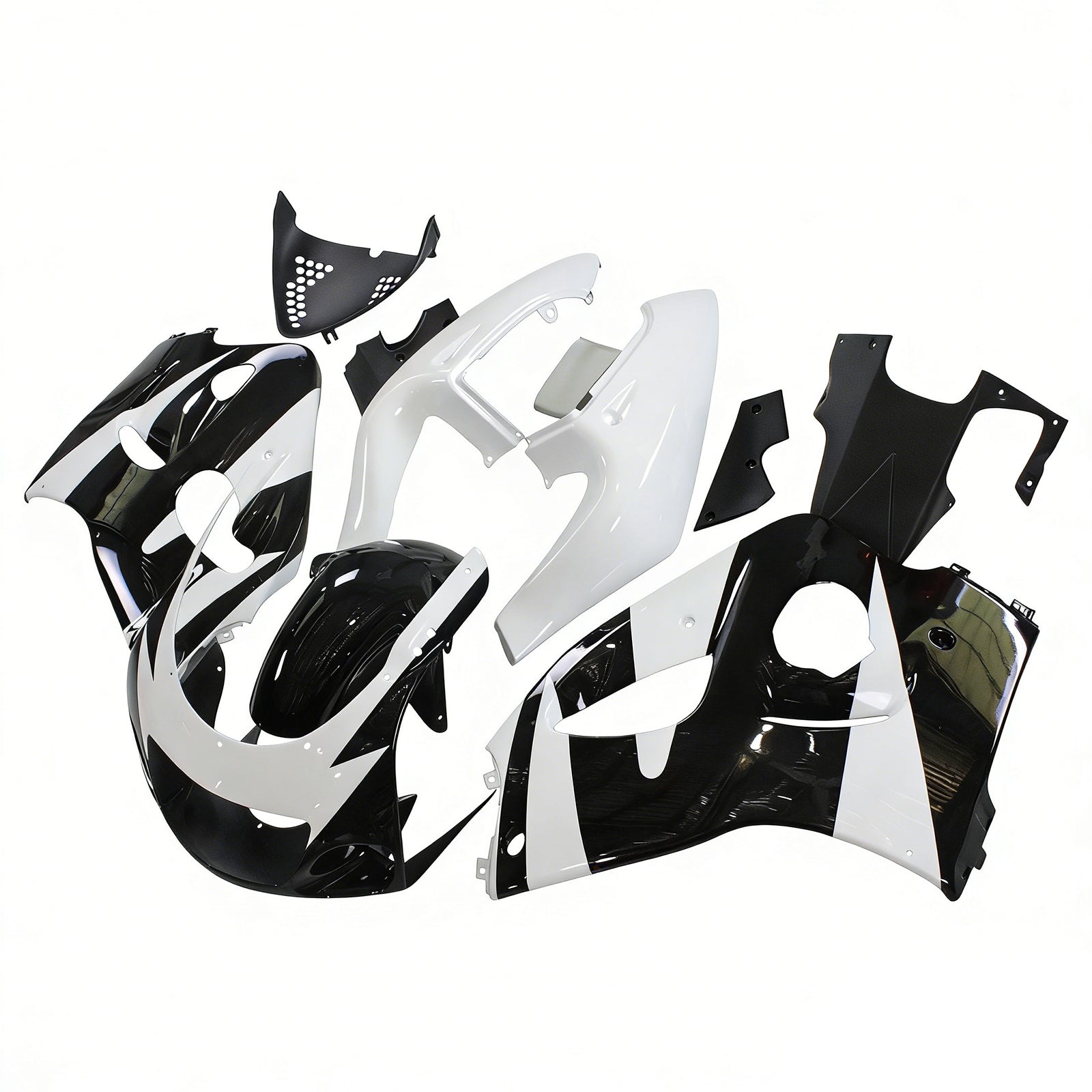 Amotopart Suzuki GSXR 600/750 1996-2000 Kit Carénage Carrosserie Plastique ABS