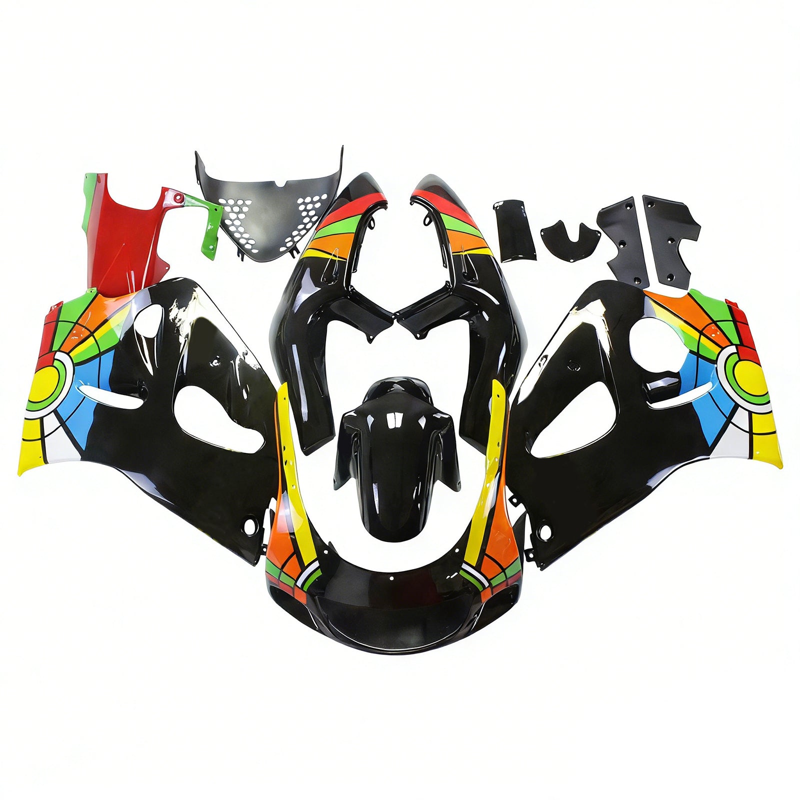Amotopart Suzuki GSXR 600/750 1996-2000 Kit Carroserie Plastic Abs