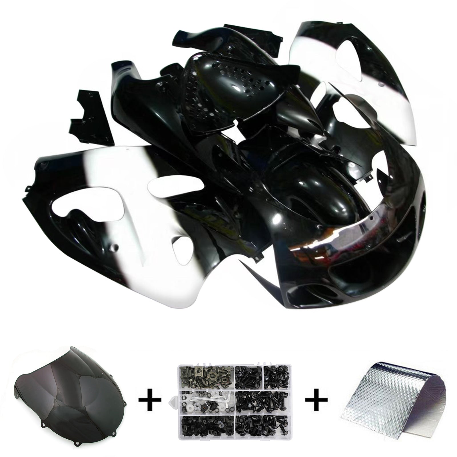 Amotopart Suzuki GSXR600 1996-2000 GSXR750 1996-1999 Kit de carénage carrosserie