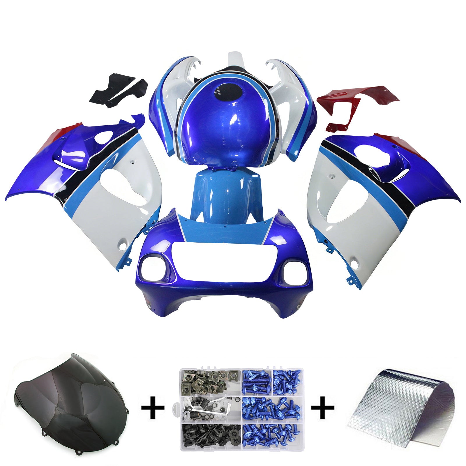 Amotopart Suzuki GSXR600 1996-2000 GSXR750 1996-1999 päällirakenteen suojasarja