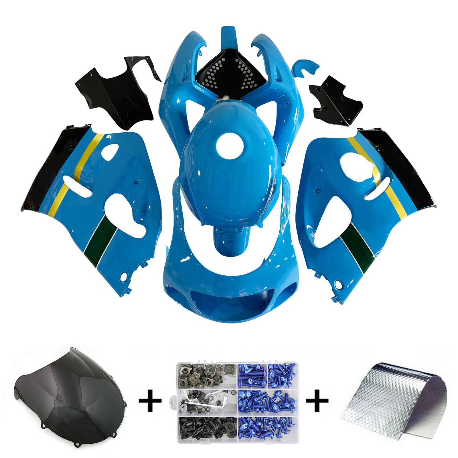 Amotopart Suzuki GSXR600 1996-2000 GSXR750 1996-1999 päällirakenteen suojasarja