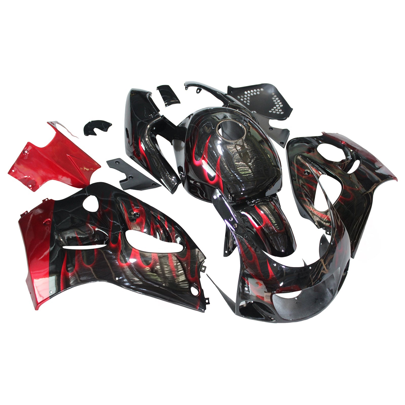Amotopart Suzuki GSXR600 1996-2000 GSXR750 1996-1999 Kit de carenado de carrocería