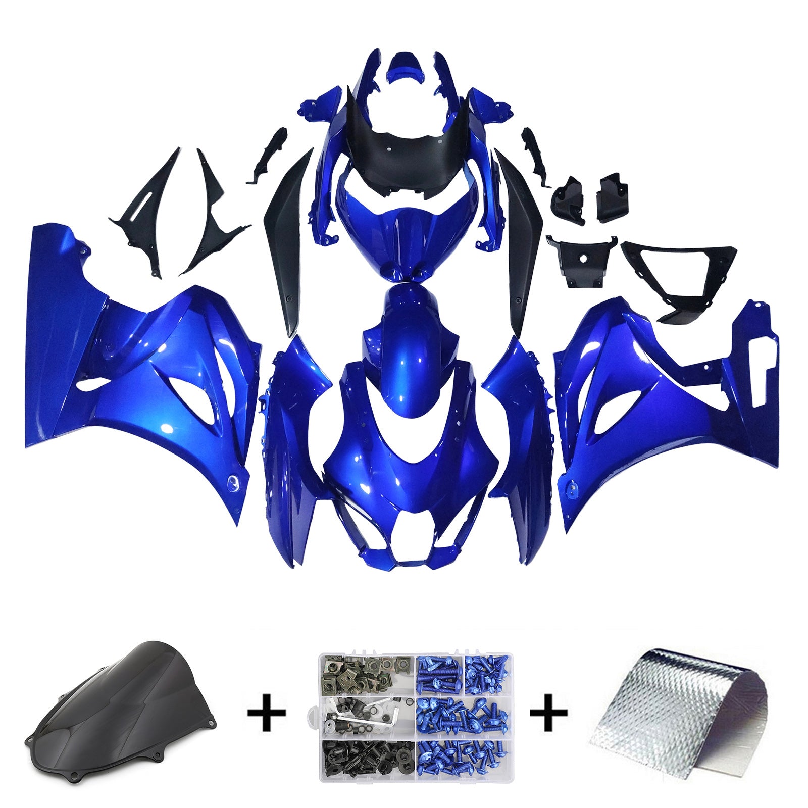 Injectie kuip kit carrosserie plastic buikspieren voor Suzuki GSXR1000 2017-2024 K17