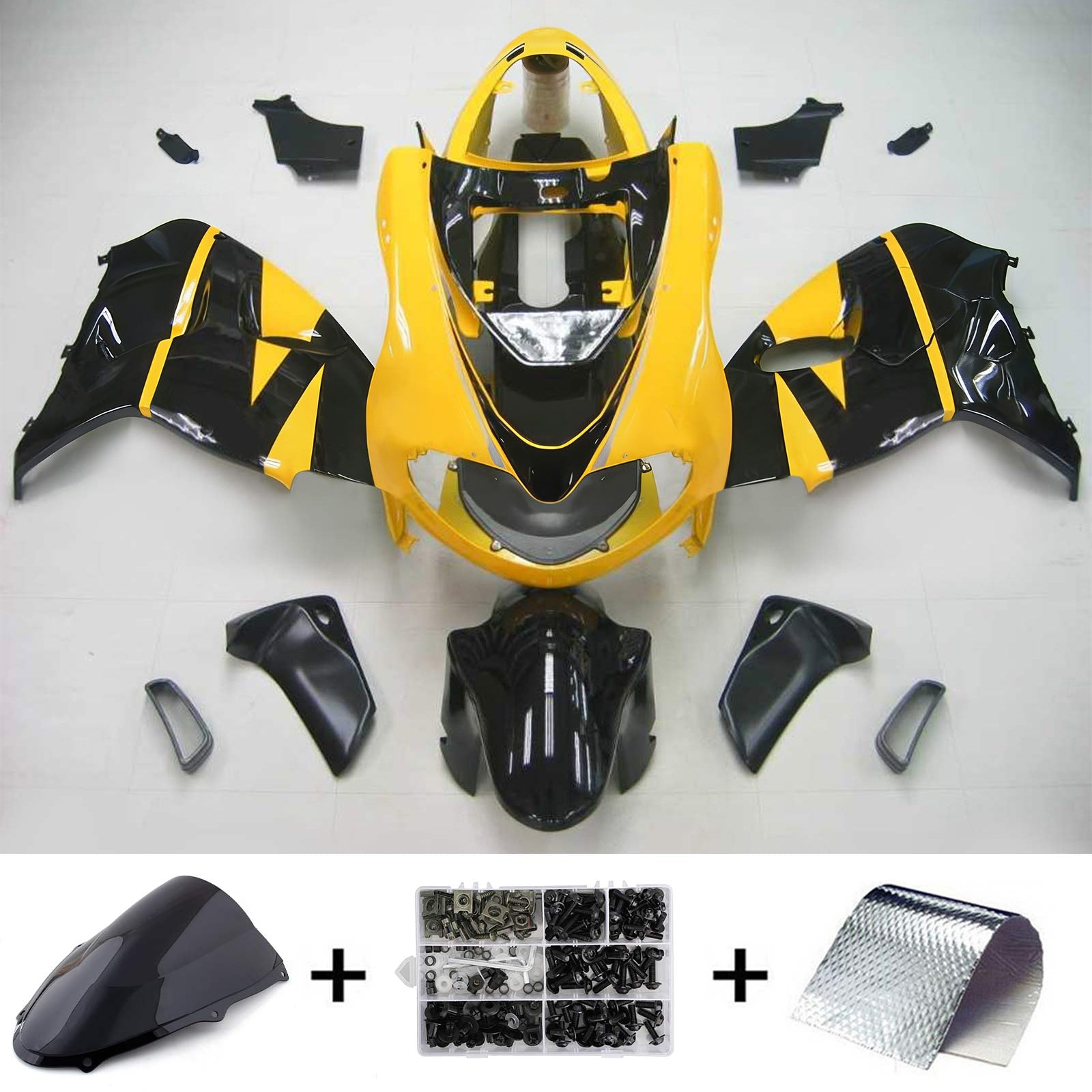 Amotopart Suzuki TL1000R 1998-2003 Kit Carénage Carrosserie Plastique ABS