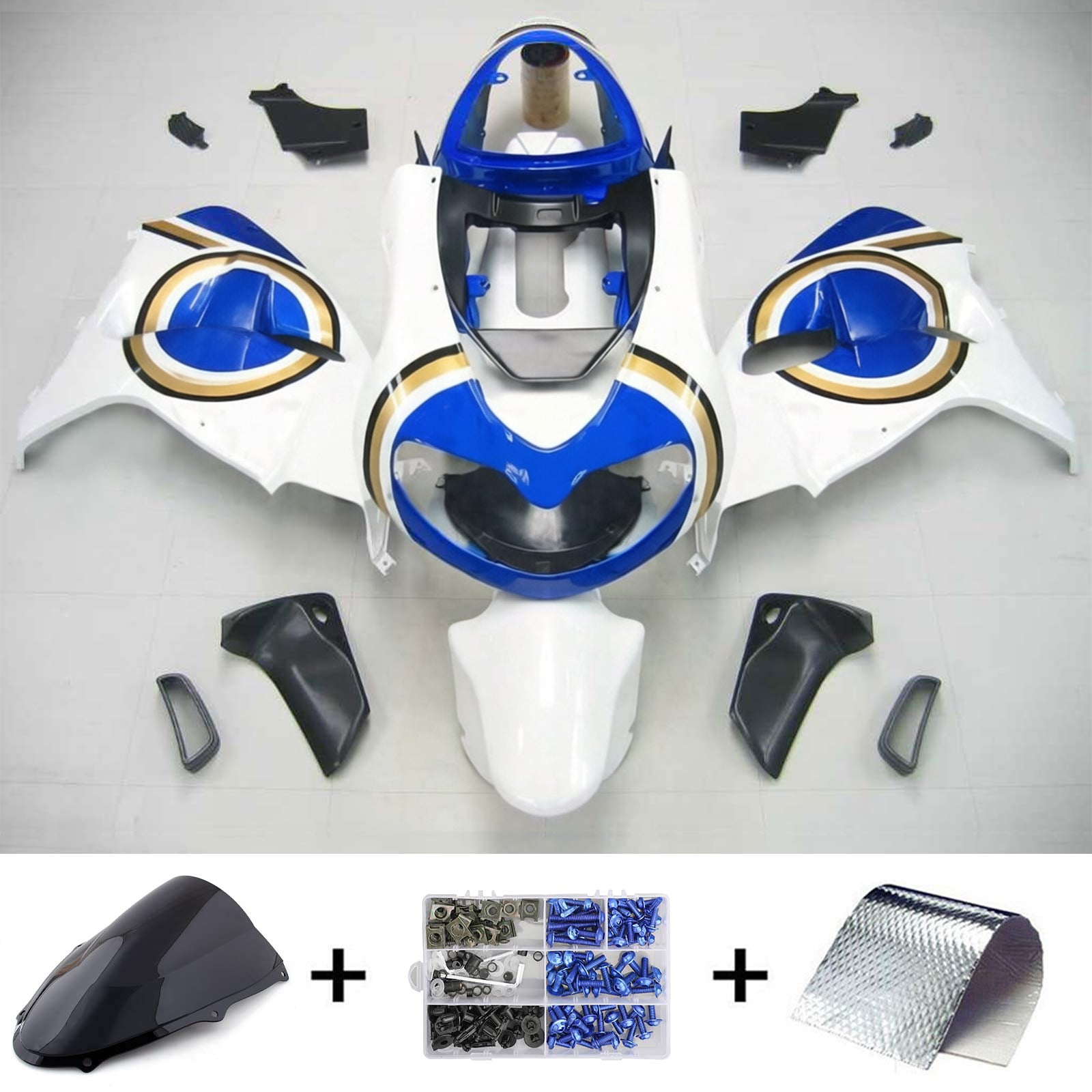 Amotopart Suzuki TL1000R 1998-2003 ABS kunststof carrosseriekuipset