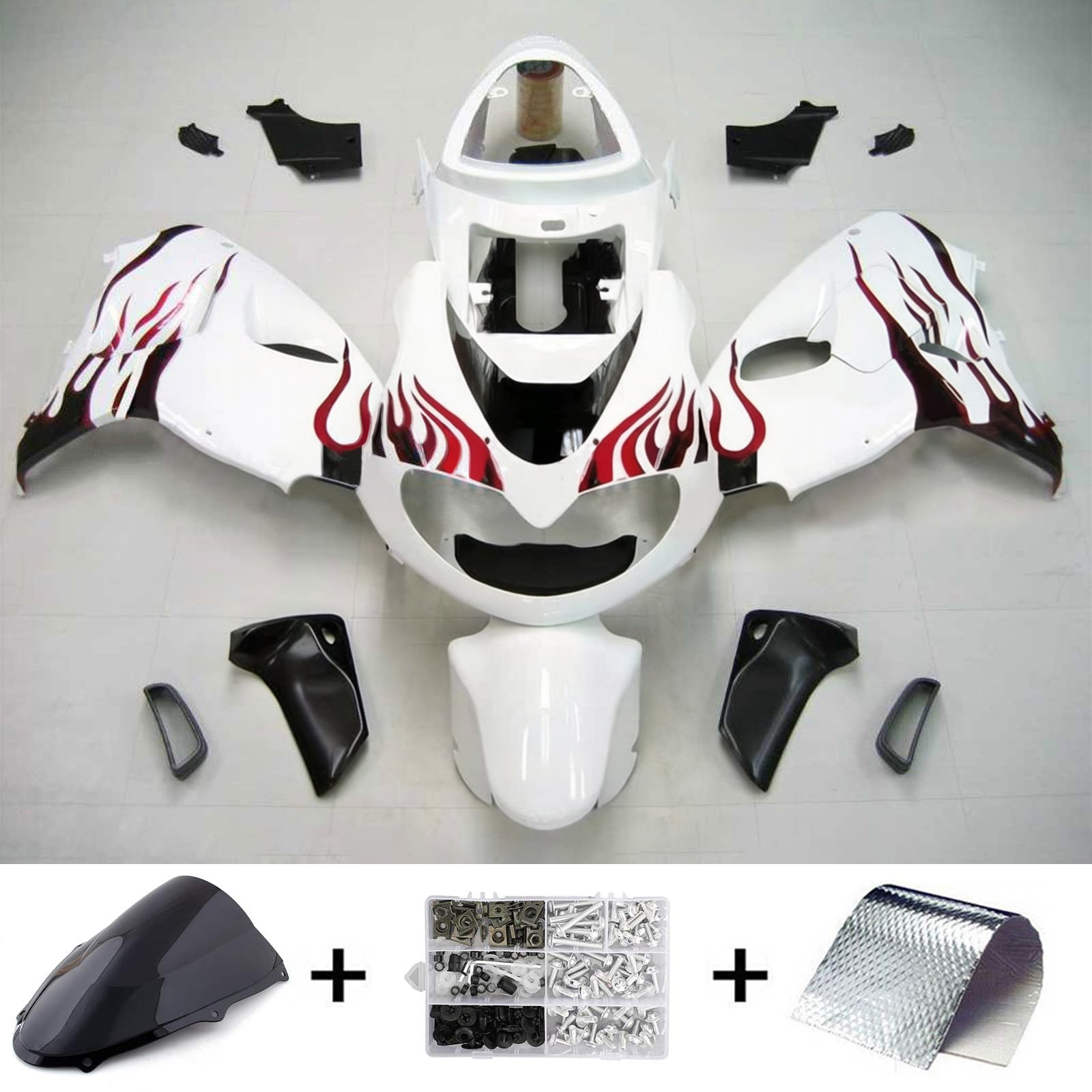 Amotopart Suzuki TL1000R 1998-2003 ABS kunststof carrosseriekuipset