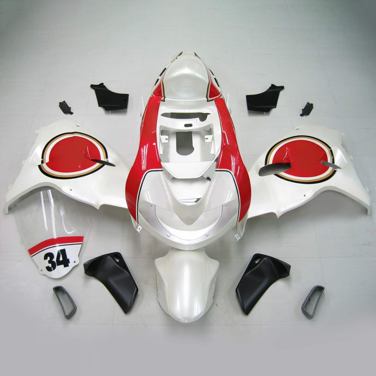 Amotopart Suzuki TL1000R 1998-2003 ABS kunststof carrosseriekuipset