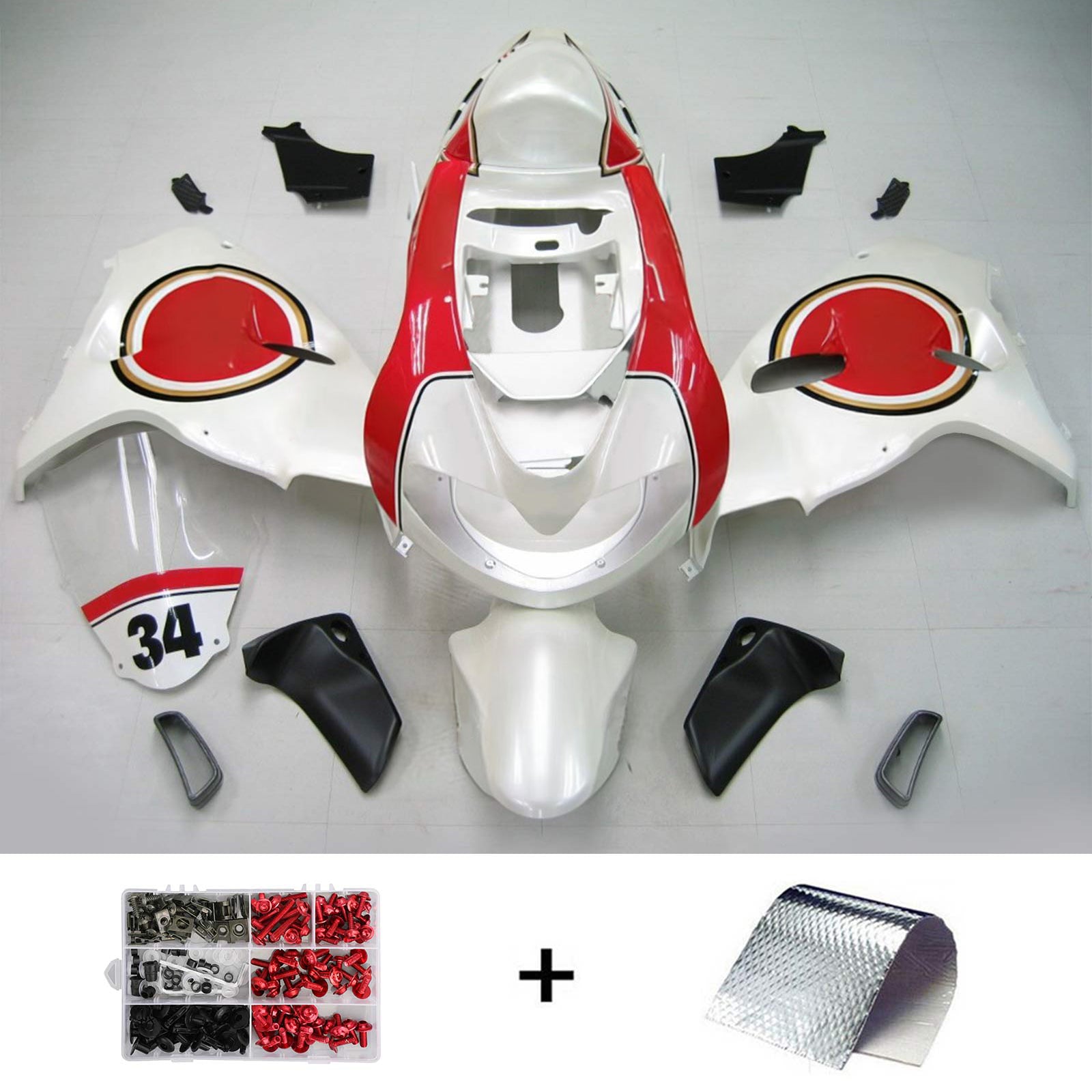 Amotopart Suzuki TL1000R 1998-2003 ABS kunststof carrosseriekuipset