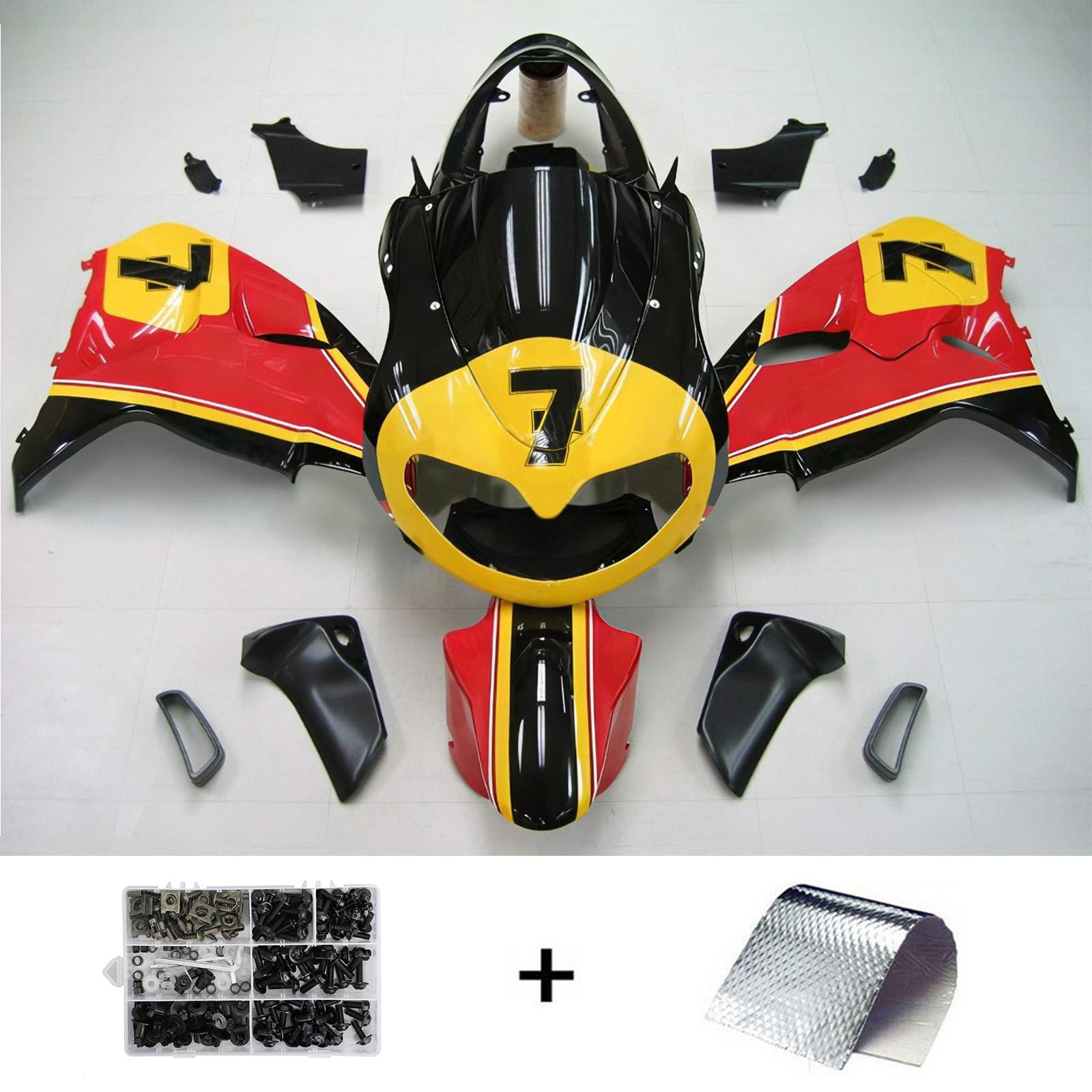 Amotopart Suzuki TL1000R 1998-2003 ABS kunststof carrosseriekuipset