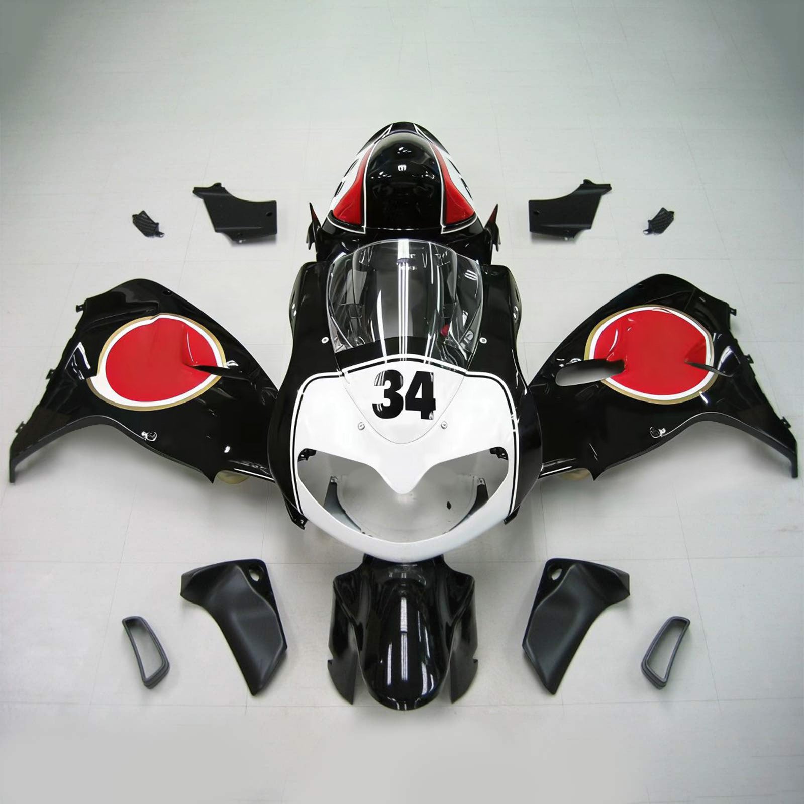 Amotopart Suzuki TL1000R 1998-2003 ABS kunststof carrosseriekuipset
