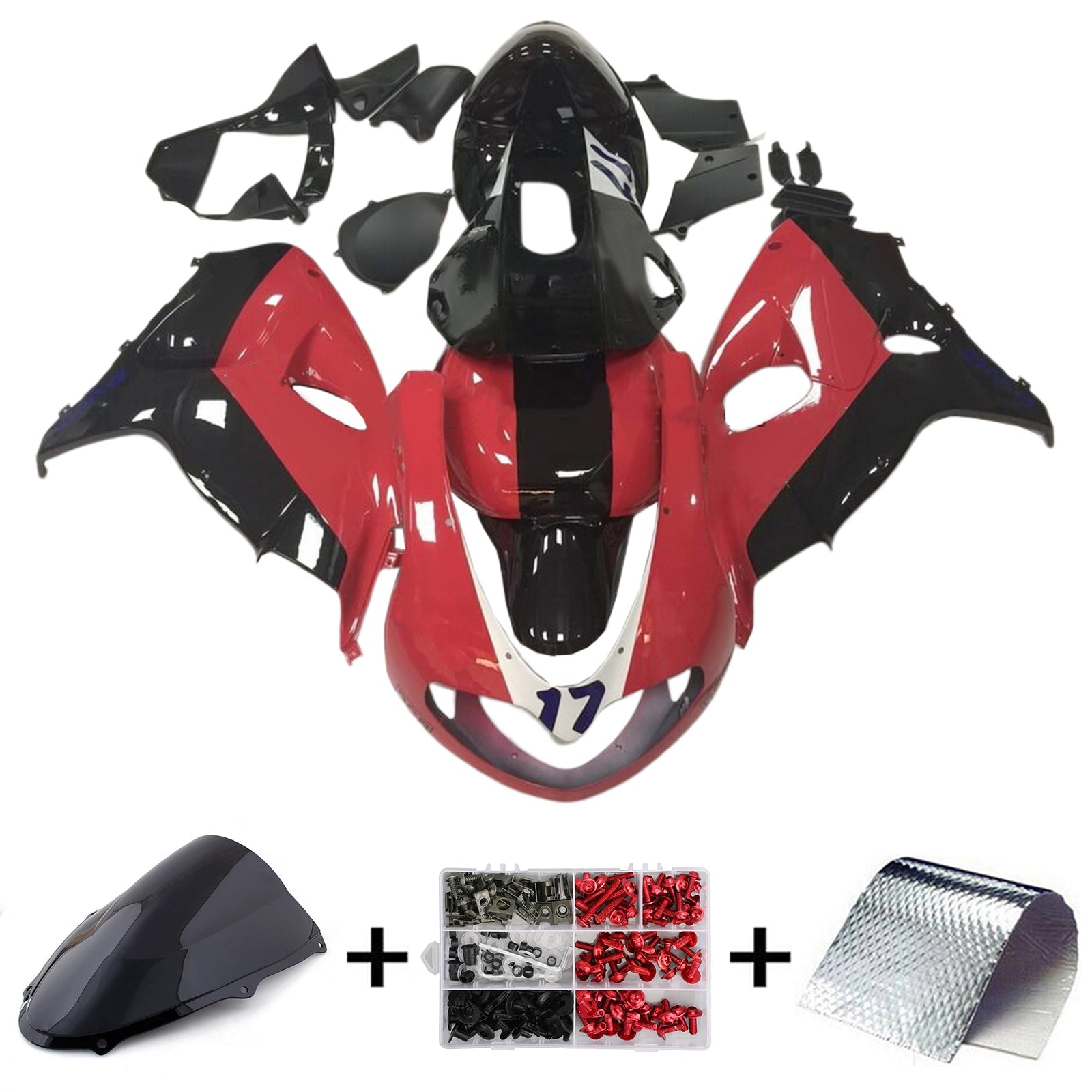 1998-2003 Suzuki TL1000R Kit de carénage d'injection carrosserie plastique ABS
