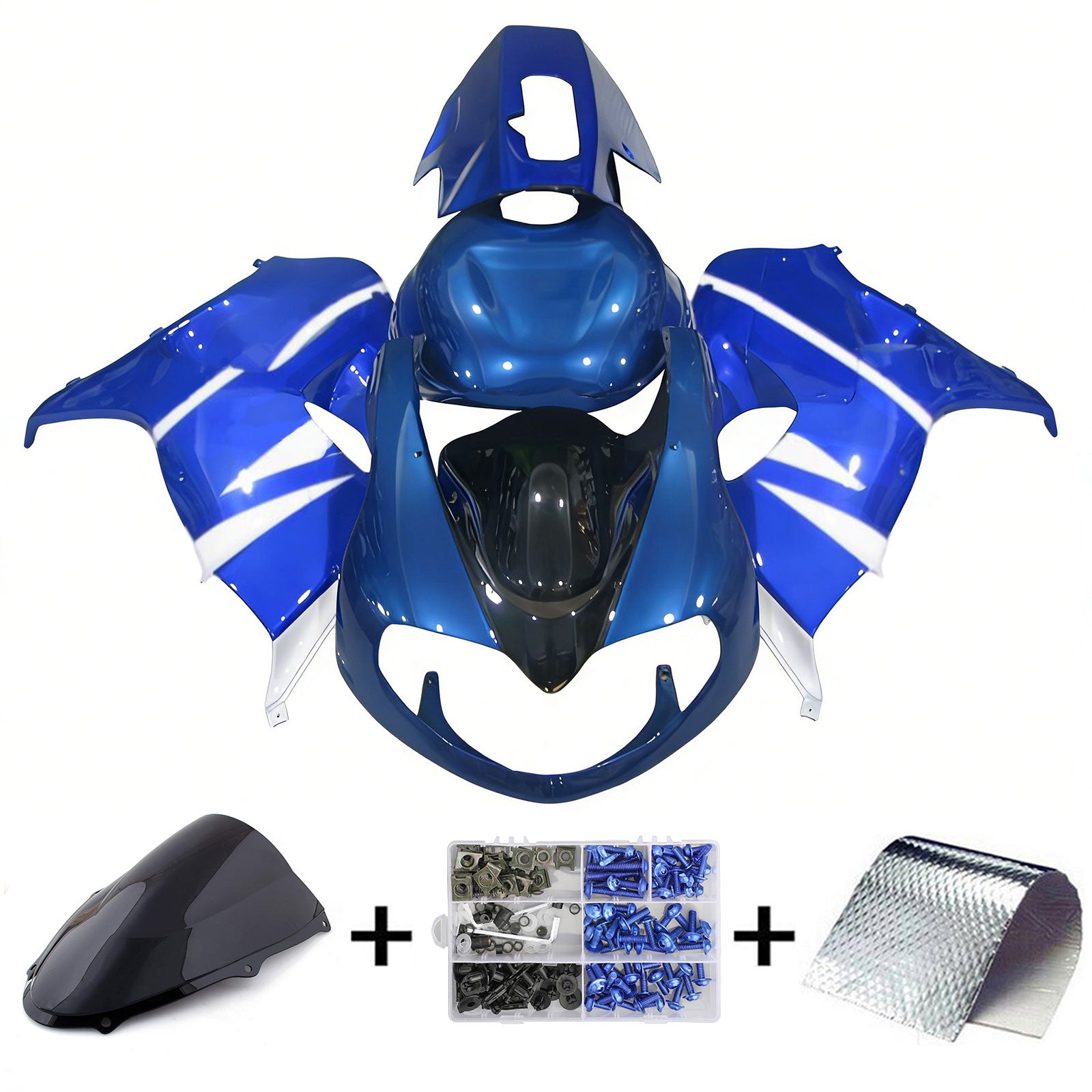 1998-2003 Suzuki TL1000R Kit de carénage d'injection carrosserie plastique ABS