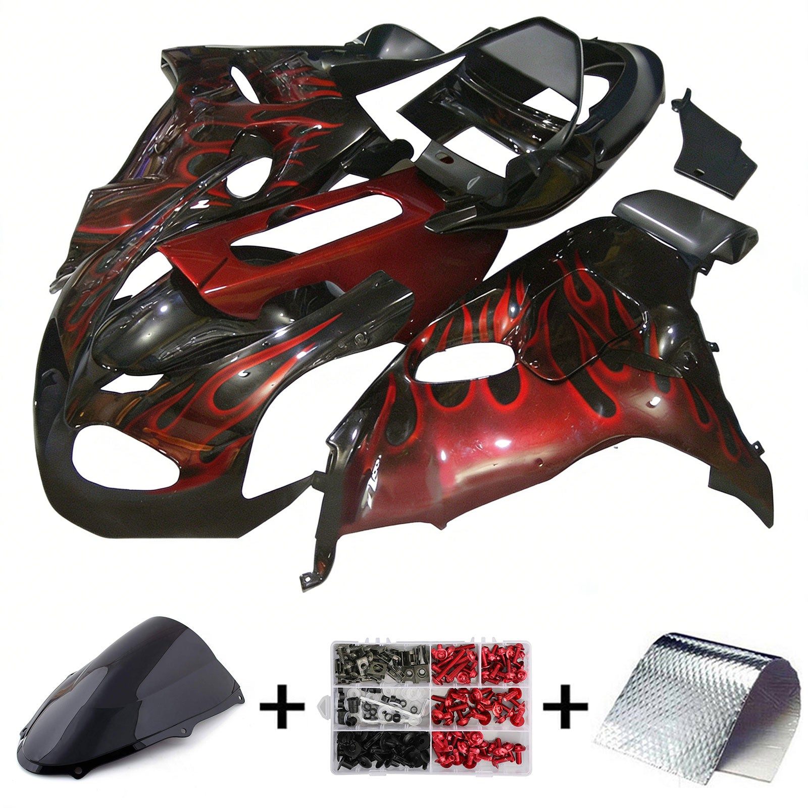 1998-2003 Suzuki TL1000R Kit de carénage d'injection carrosserie plastique ABS