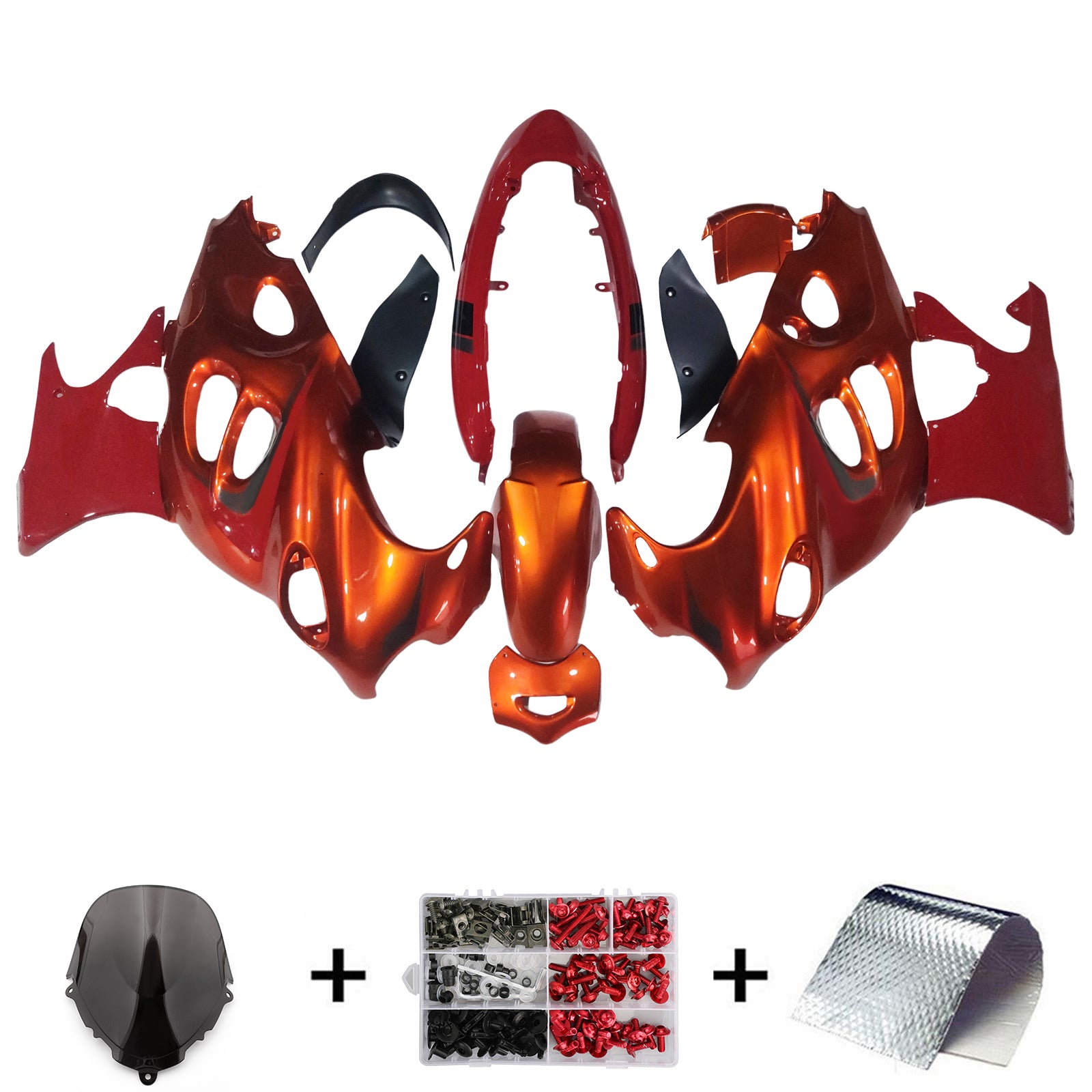 Amotopart Suzuki Katana GSXF600 GSXF750 2005-2006 Ruiskutussuojasarjan korirakenne