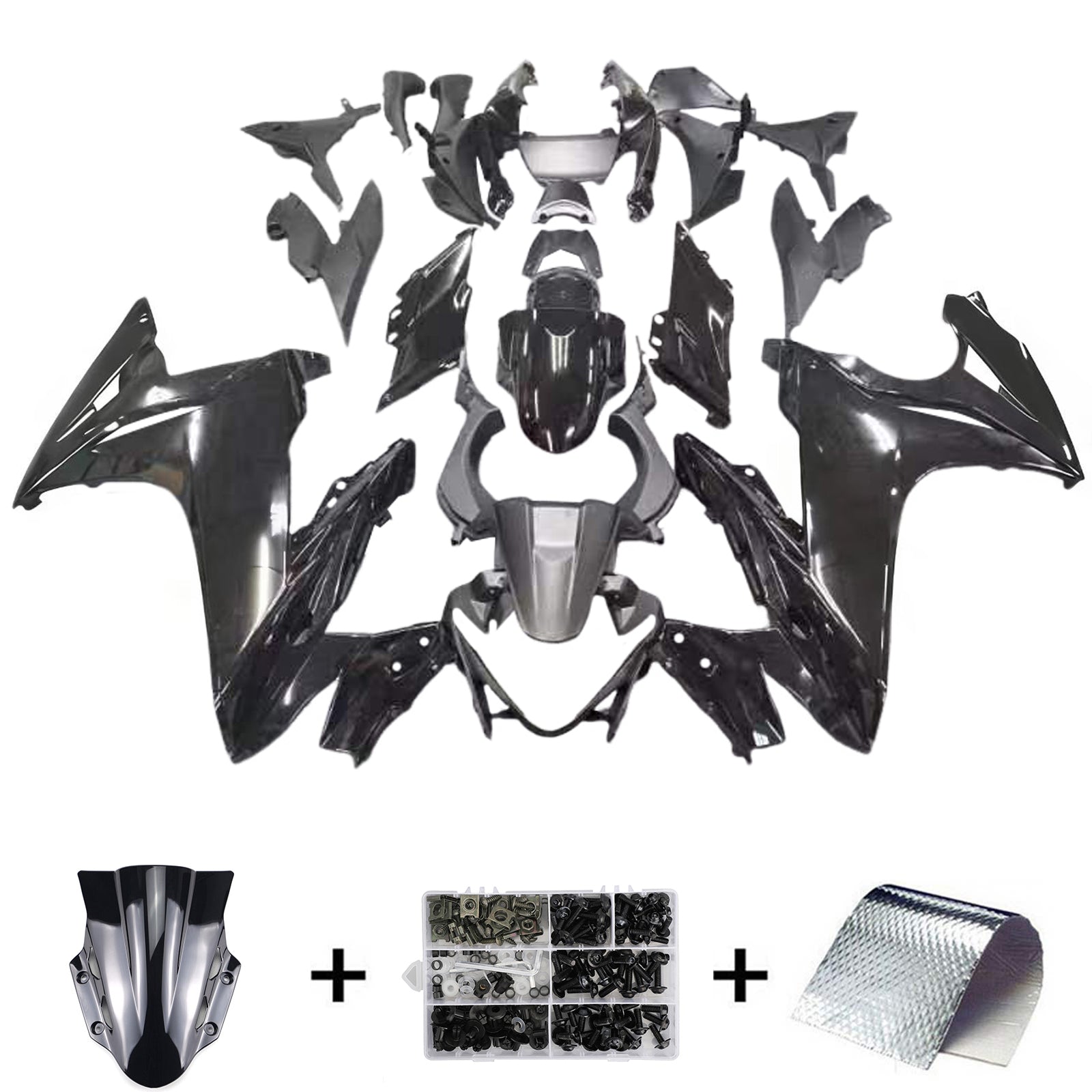 Amotopart Suzuki GSX250R 2017-2020 ABS muovinen korin suojasarja